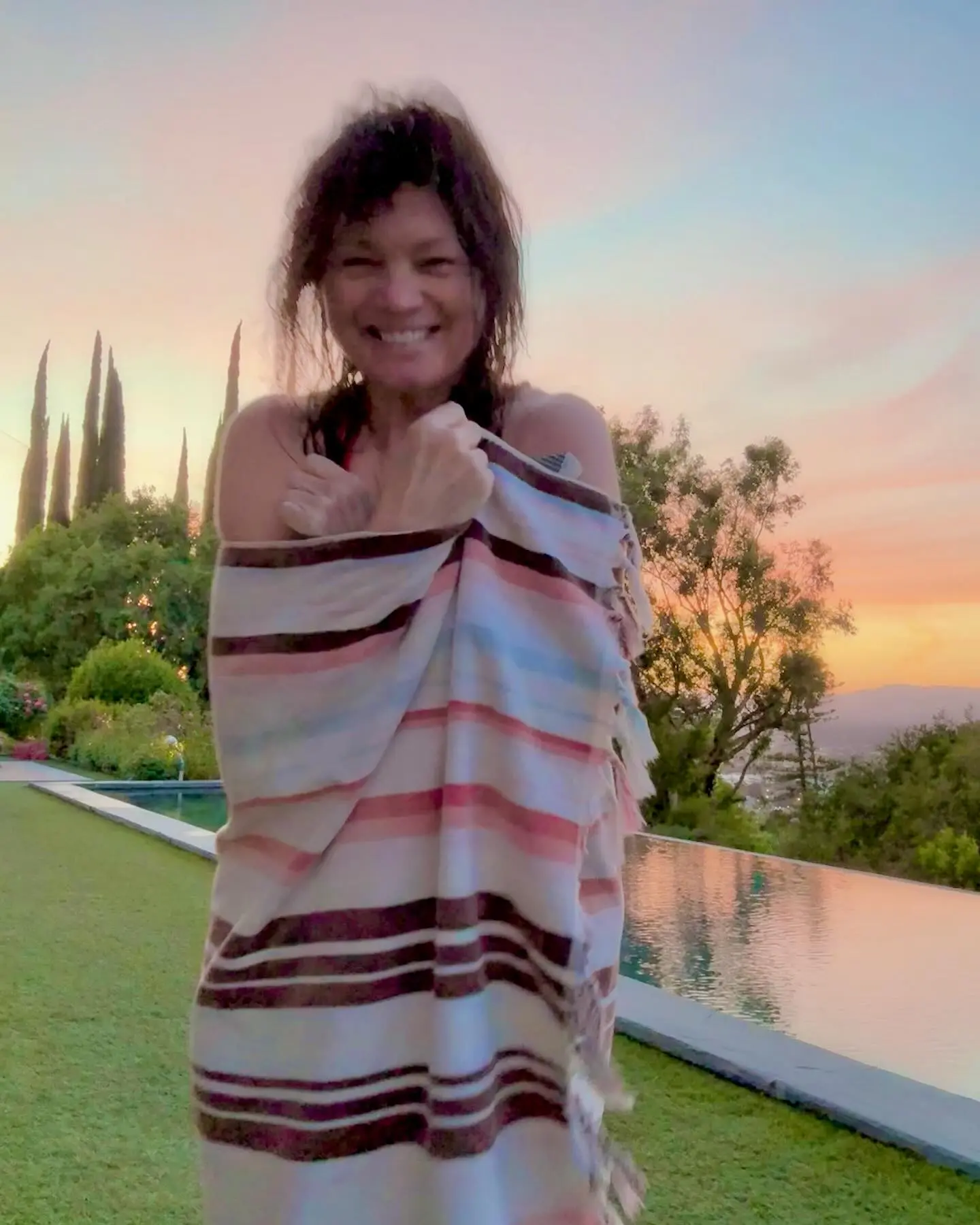 Valerie Bertinelli Embraces Warm Pool Therapy