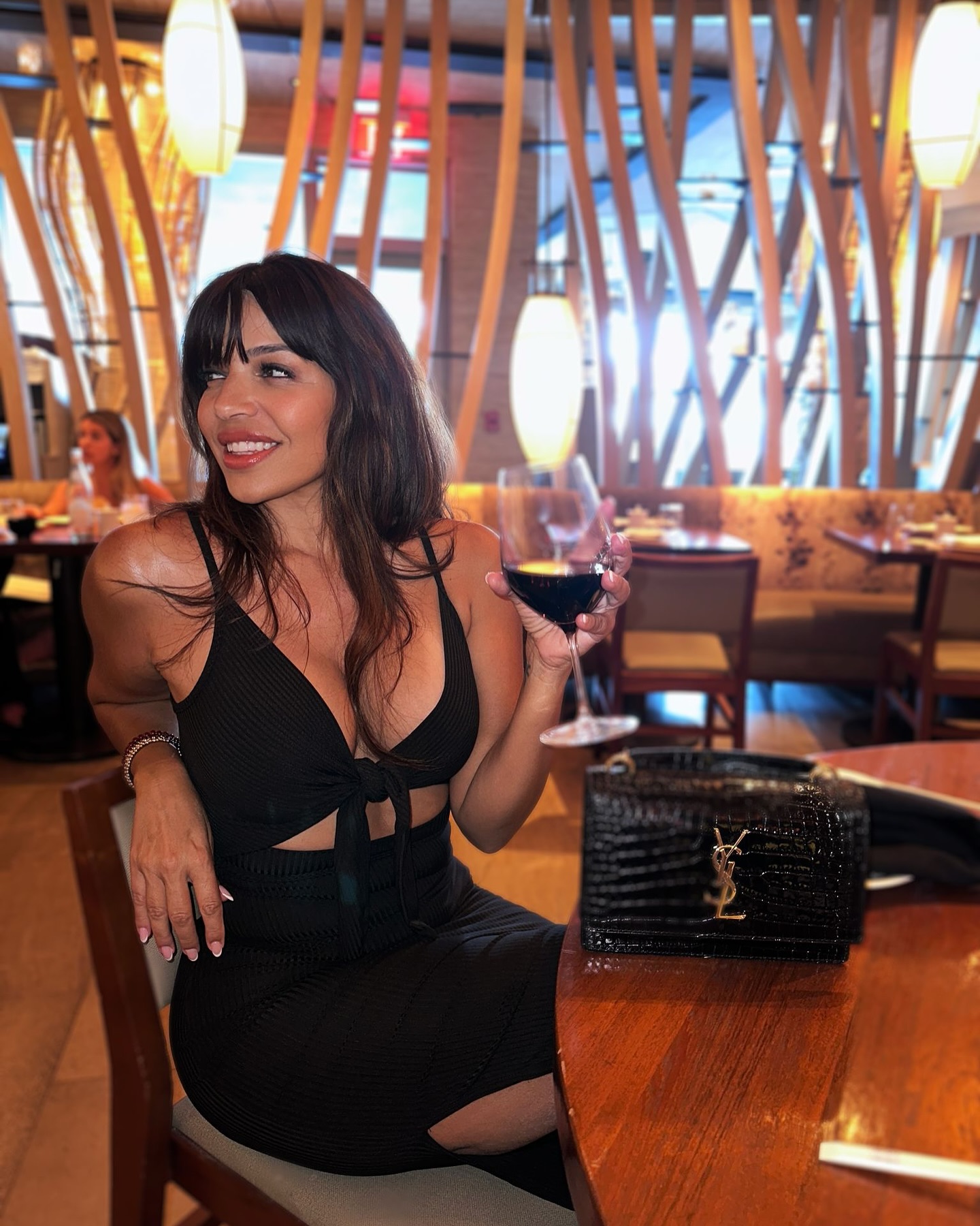 Vida Guerra Exudes Timeless Charm Vintage allure meets modern elegance as Vida Guerra captivates with mystery and bold style.