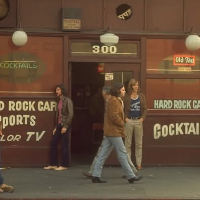 Vintage Cafe Moment Captured With John Densmore