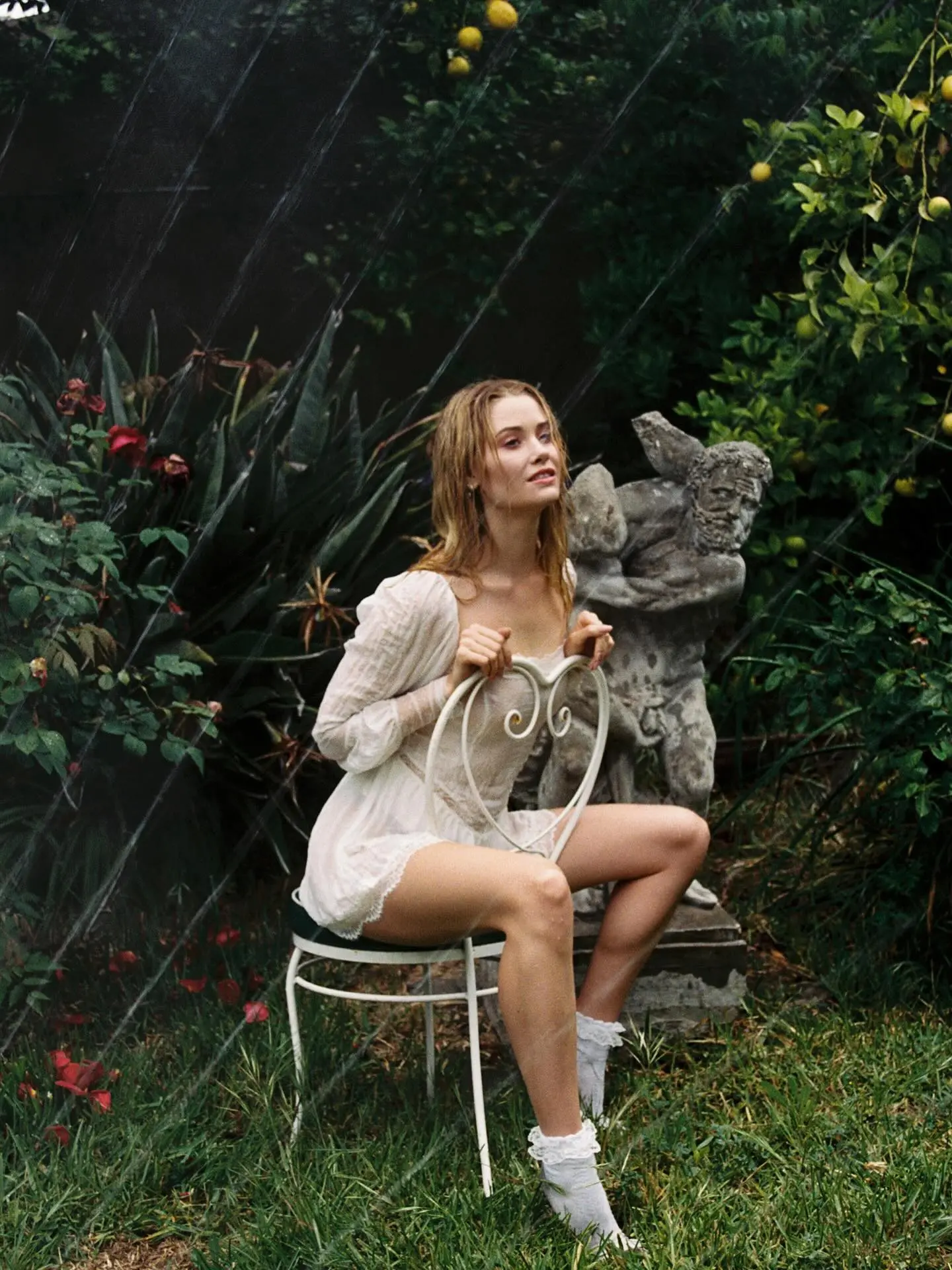 Virginia Gardner’s Dreamy Garden Shoot Virginia Gardner stuns in a magical garden shoot that marries nature with bold artistry!!!