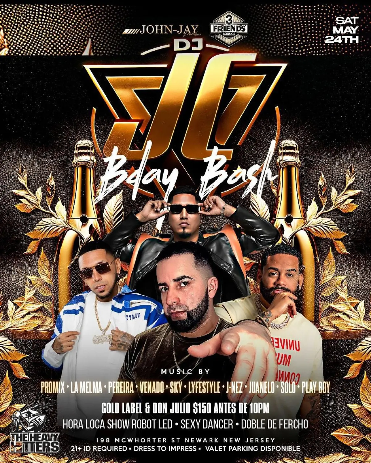 Viva La Puteria Returns for JC’s Birthday Bash at 3Friends Lounge Top DJs reunite to ignite an eager revival series with pulsing rhythms and nonstop beats!!