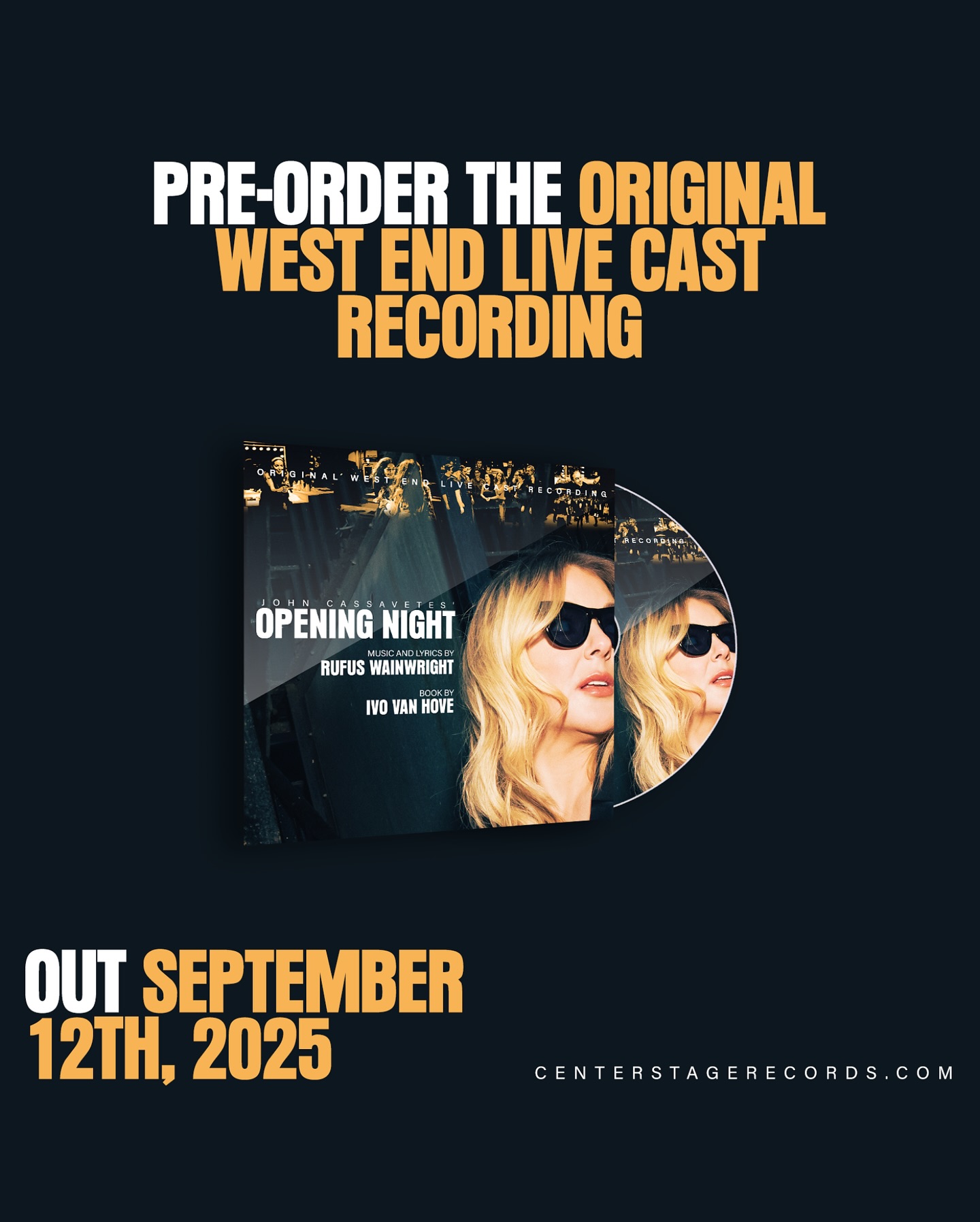 Wainwright’s Cast Recording Revives Opening Night Experience live West End recordings and a star-studded concert for ACLU fundraising & wow!