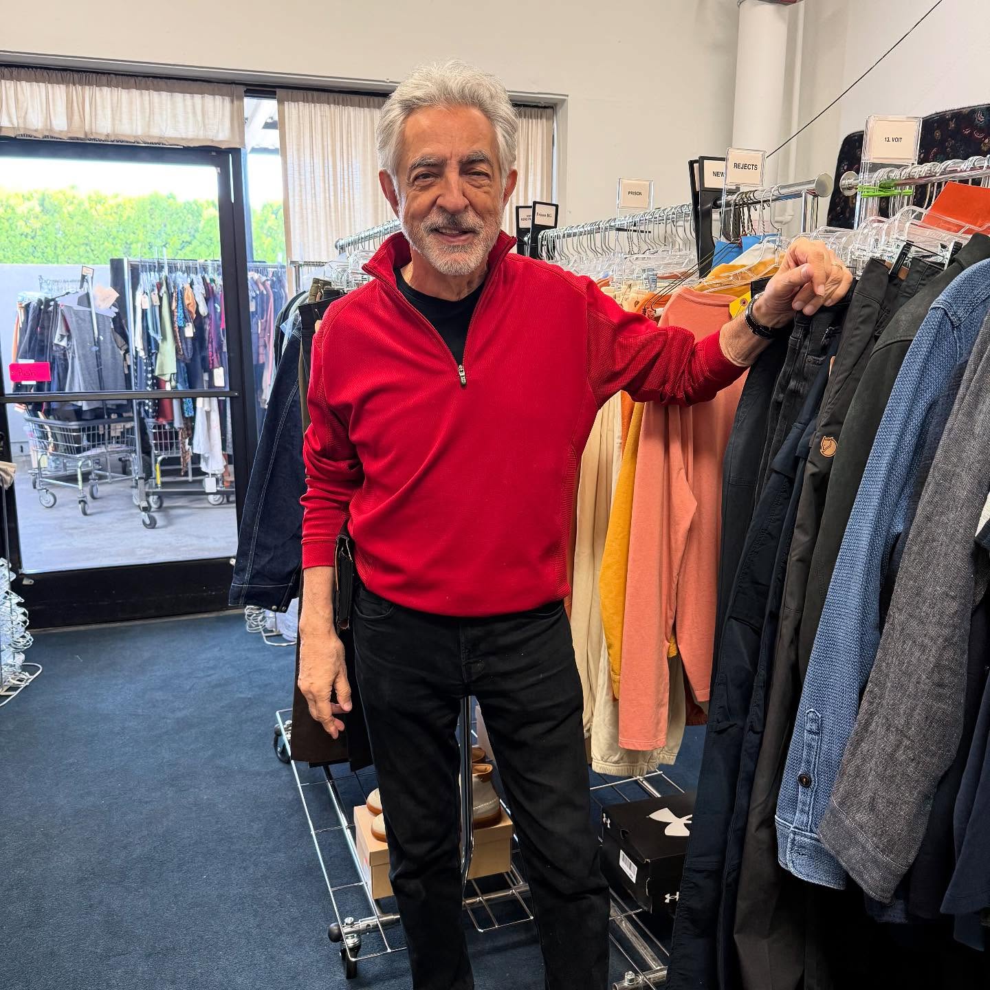 Joe Mantegna gears up for Season 19 with a stellar wardrobe fitting for Criminal Minds TV!