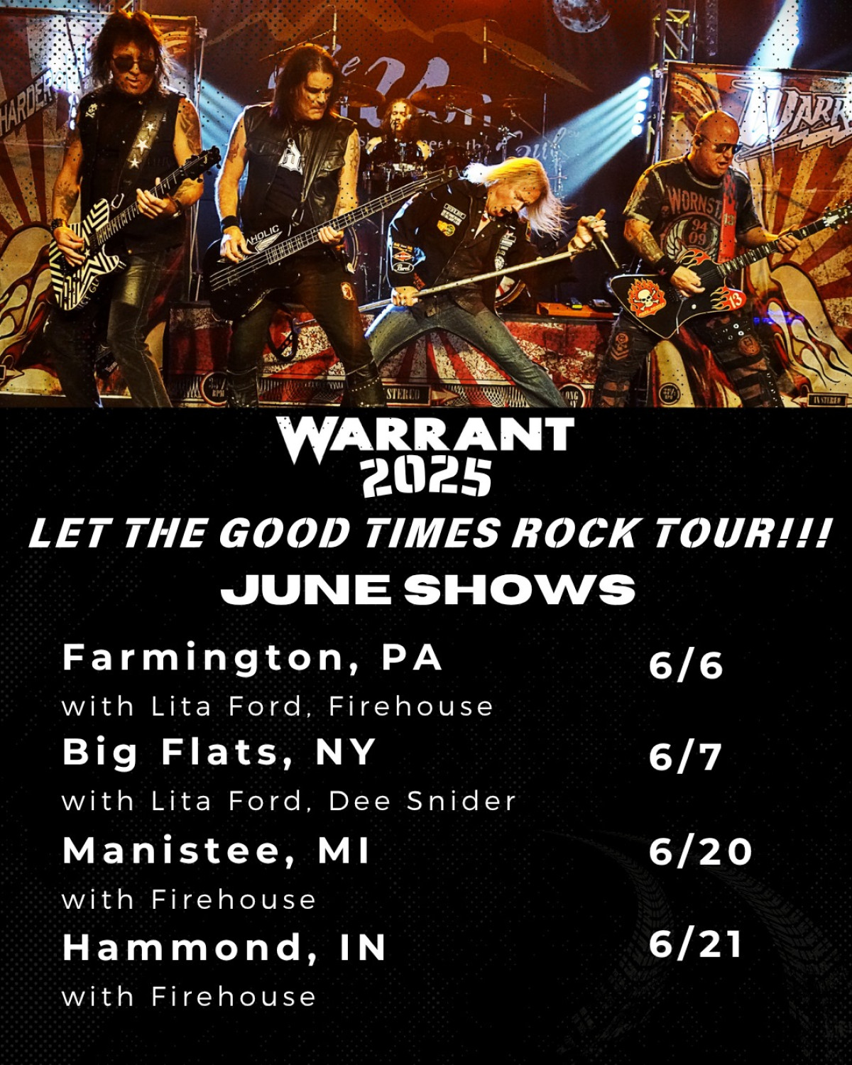 June 2025 Tour: Rock Legends Unite for Explosive Energy & Timeless Hits. Rock on! Now Rock