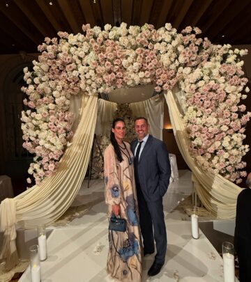 Dr. Sheila Nazarian shares warm wishes on Adrianne Ahdoot's joyous wedding celebration!!!!