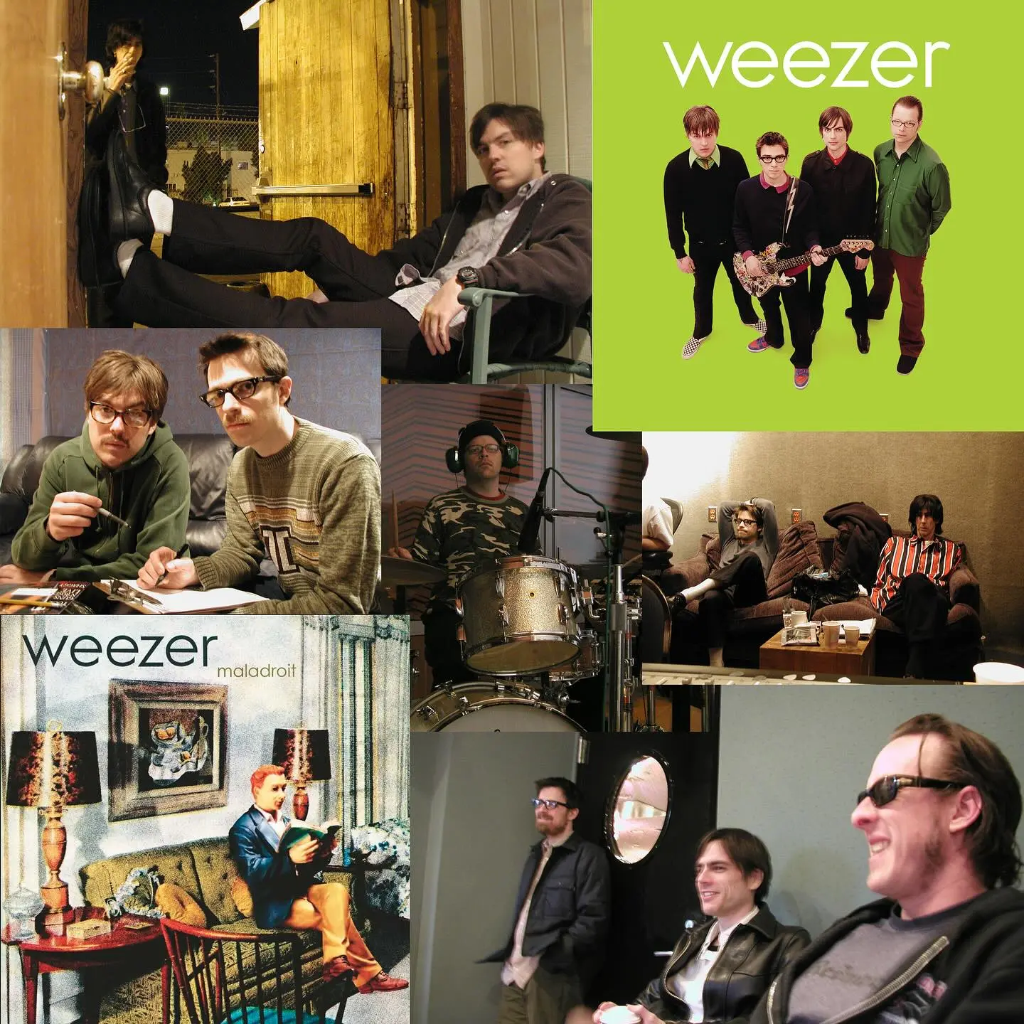 Weezer Albums Mark Milestone Anniversaries Toast to Weezer: Maladroit is 23, Green is 24, celebrating two classic albums and rock.!!!