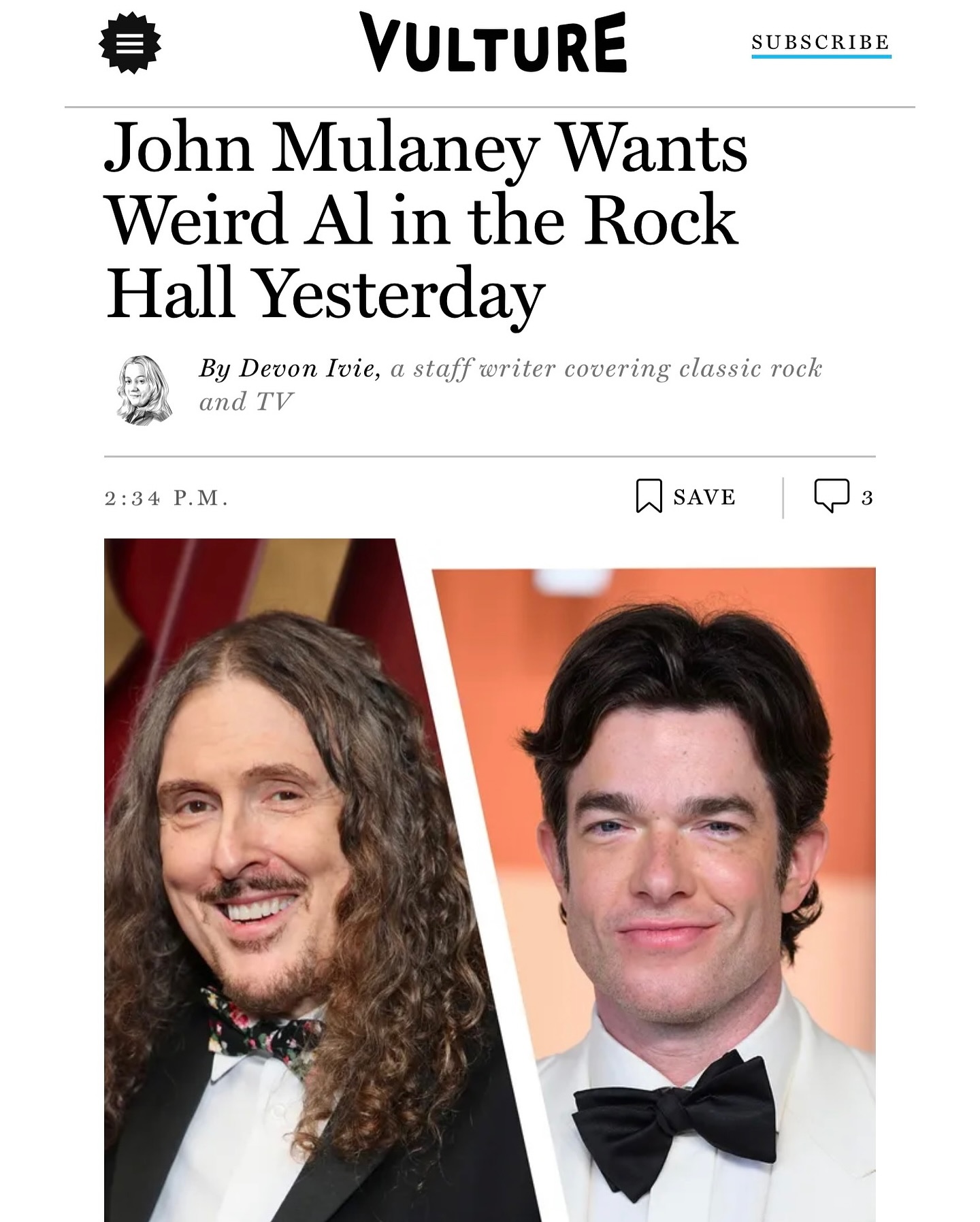 Weird Al Yankovic Thanks John In Instagram Shout-Out The parody maestro, known for his humor, posts a playful thank you message to John online.
