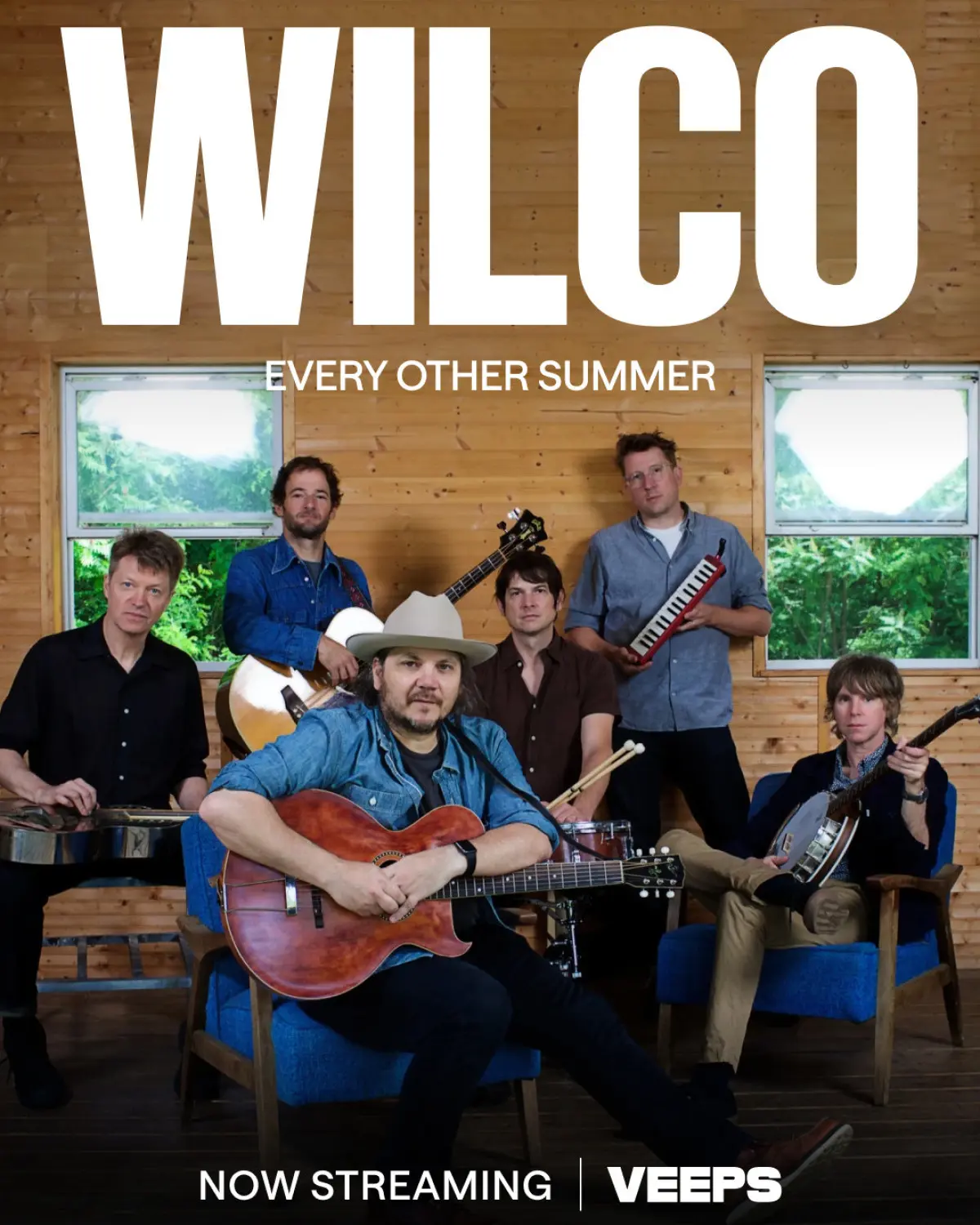 Wilco’s Every Other Summer Now Streaming Experience Wilco's iconic live vibe as Every Other Summer streams exclusively on Veeps now