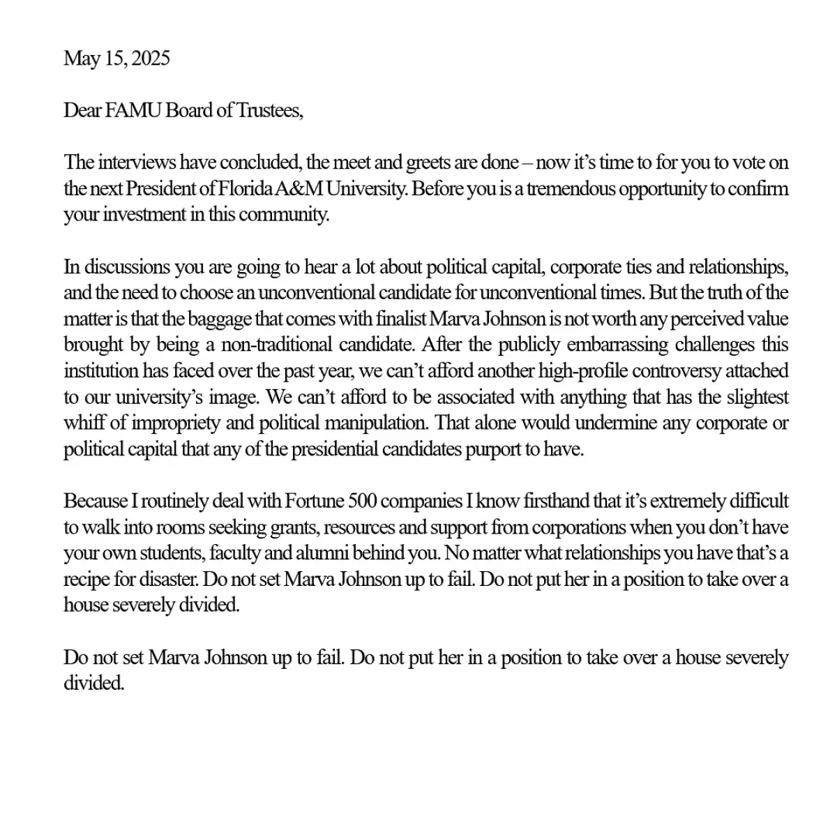 Will Packer’s Open Letter To FAMU Trustees Artist Will Packer implores FAMU Trustees to act decisively in a crucial university vote!