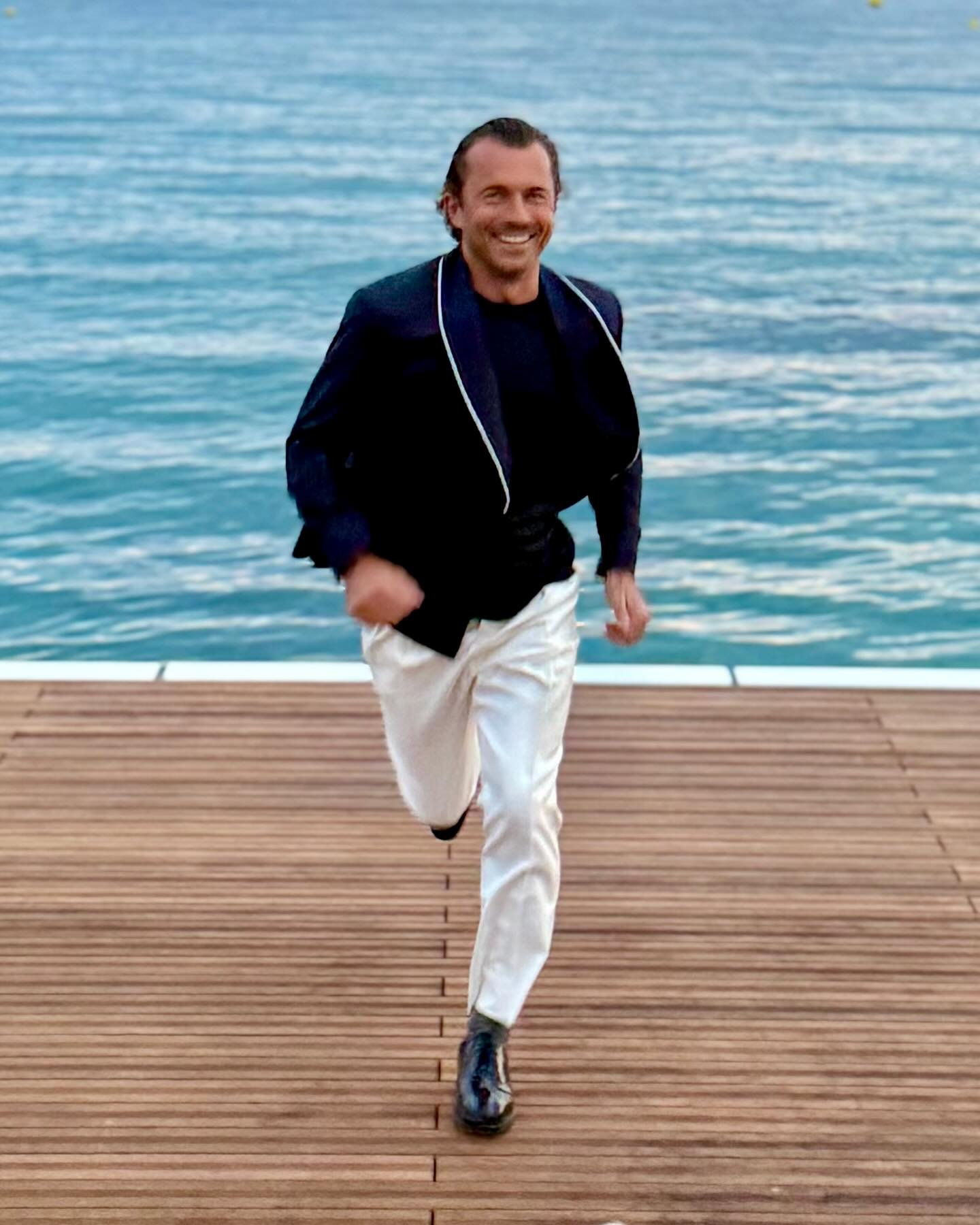 William Abadie Stuns At Cannes In Brunello Cucinelli