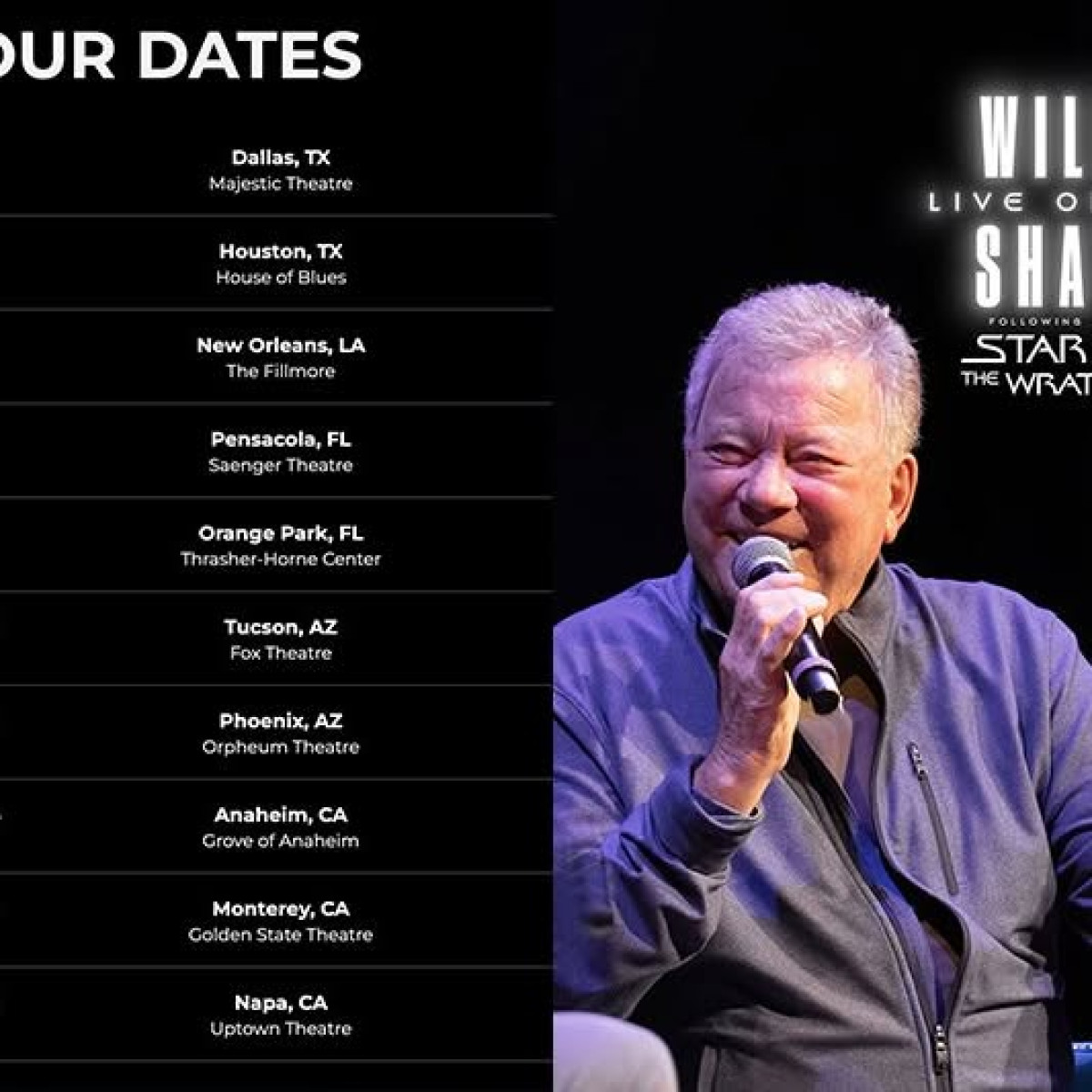 Iconic actor journeys through southern U.S. stops, and along California’s scenic coastline.