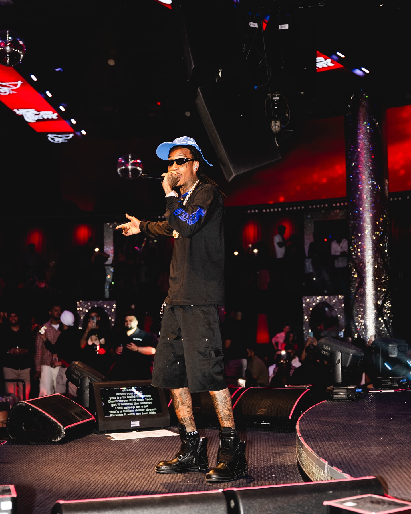 Wiz Khalifa Celebrates Friend's Wedding In Vegas