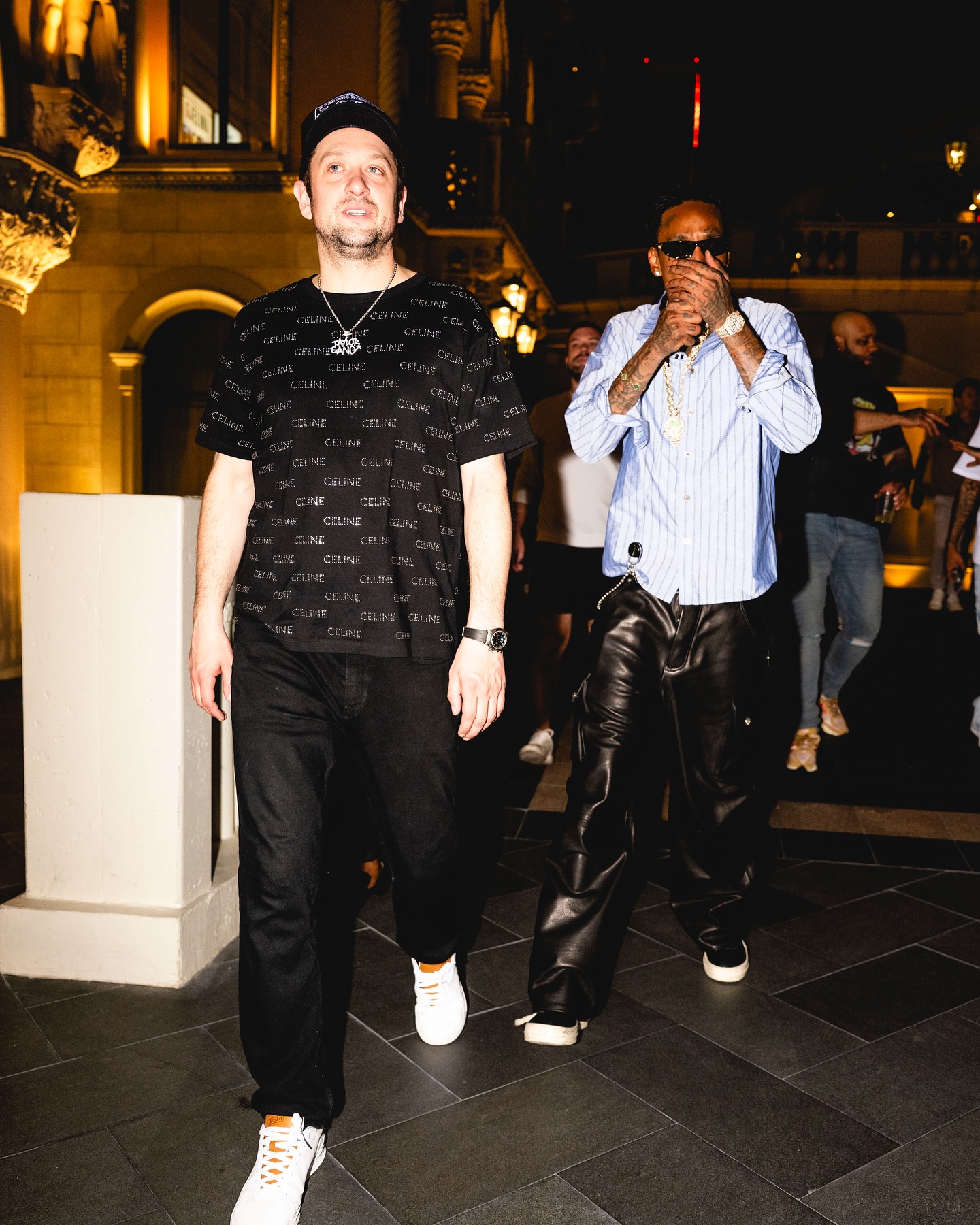 Wiz Khalifa Celebrates Friend's Wedding In Vegas
