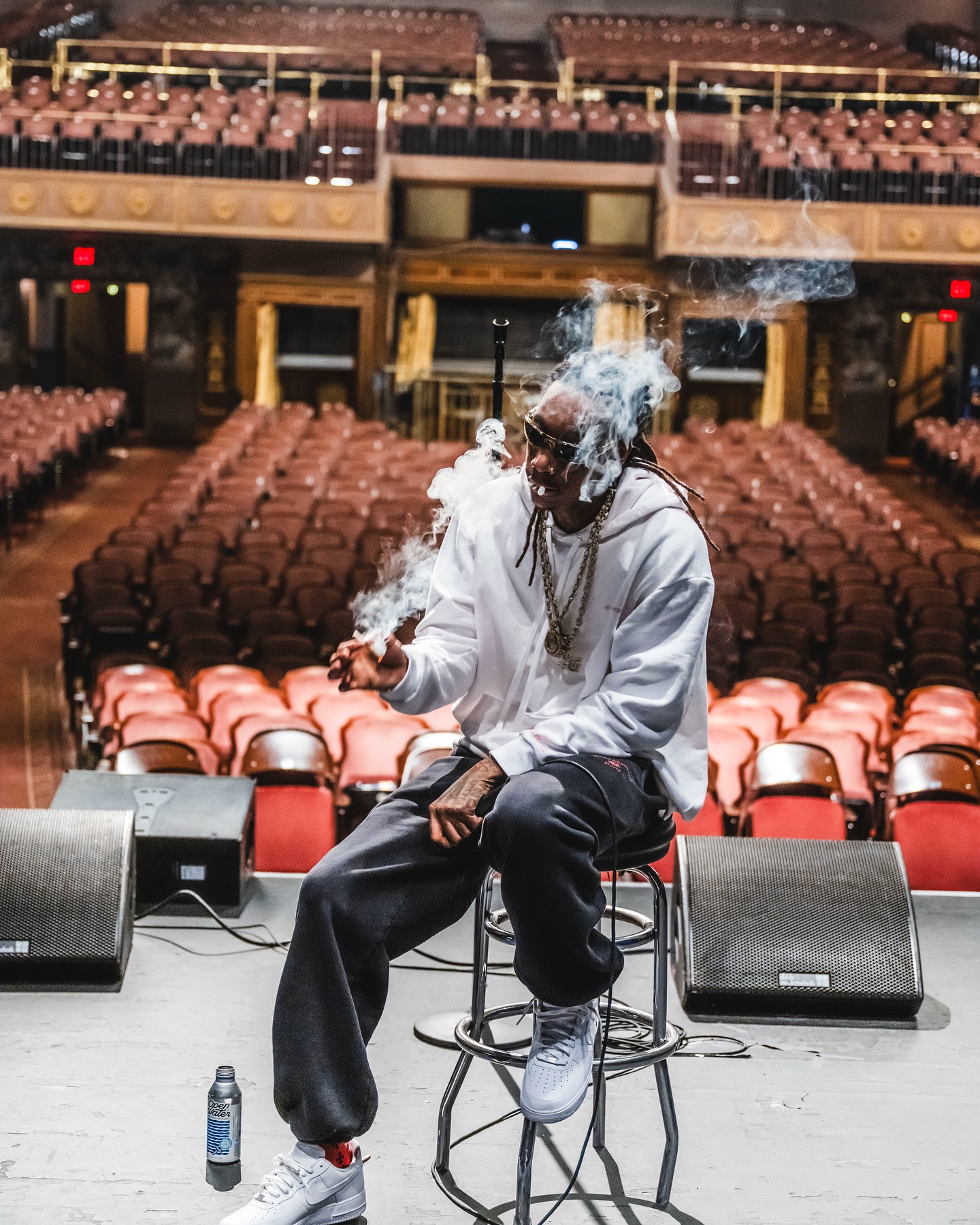 Wiz Khalifa Preps Tour And Merch While Engaging Fans