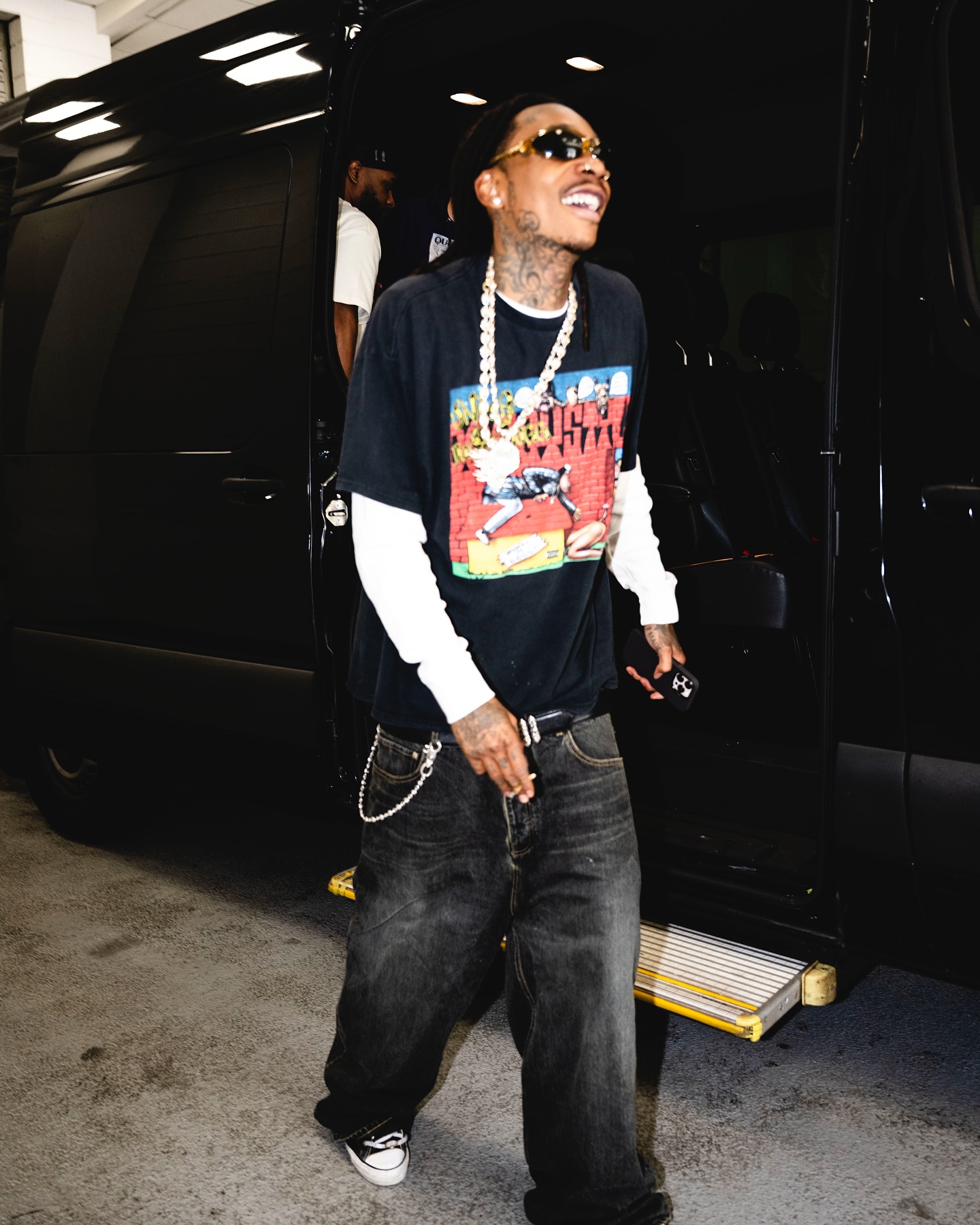Wiz Khalifa Preps Tour And Merch While Engaging Fans