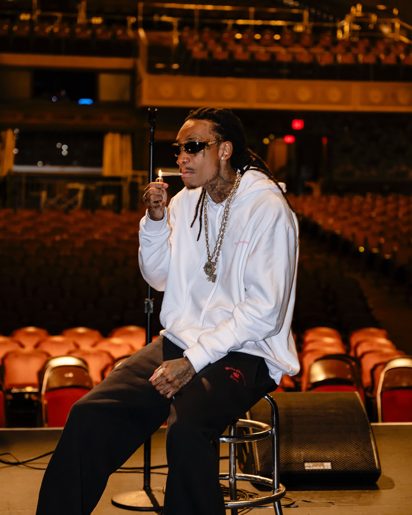 Wiz Khalifa Preps Tour And Merch While Engaging Fans