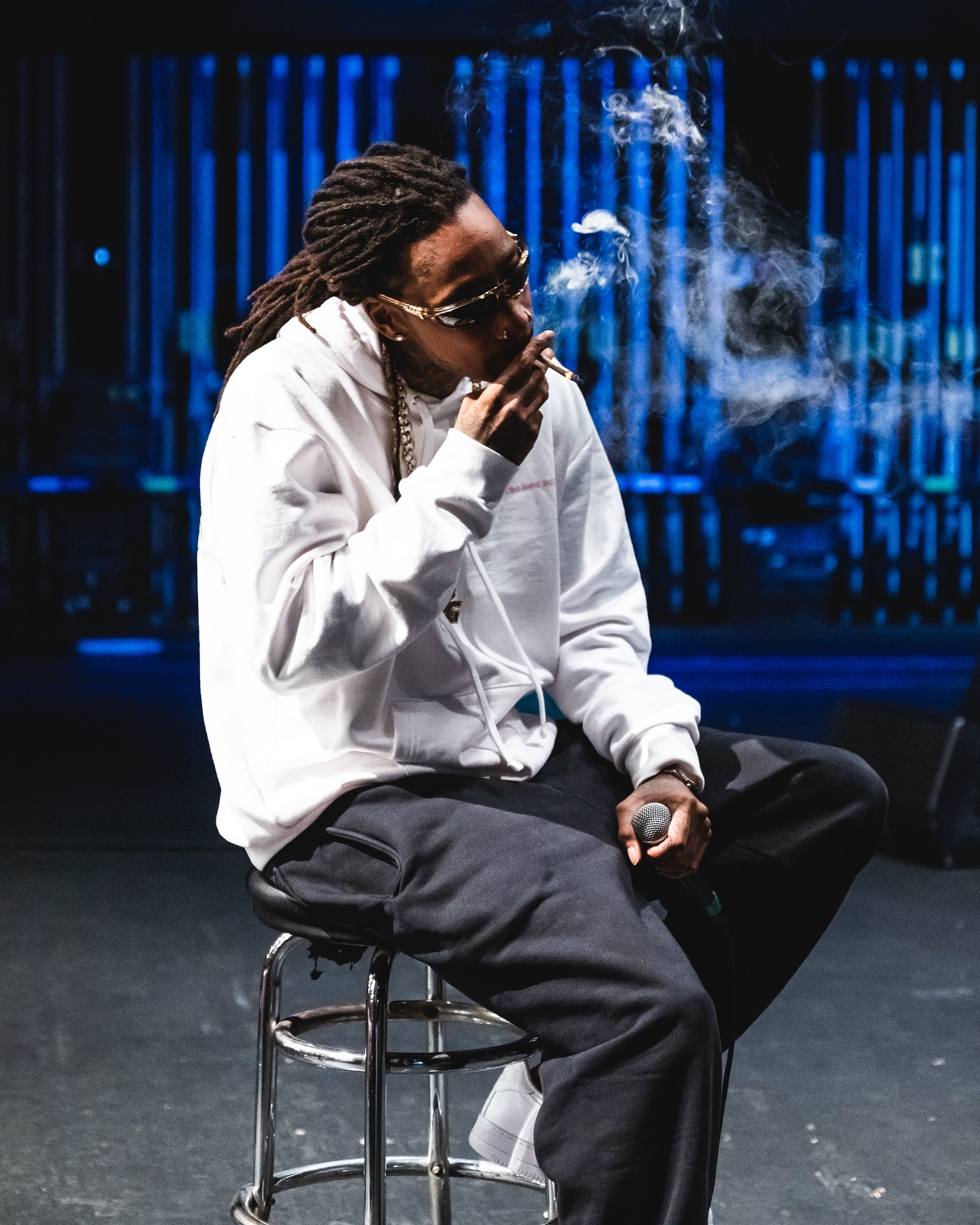 Wiz Khalifa Preps Tour And Merch While Engaging Fans