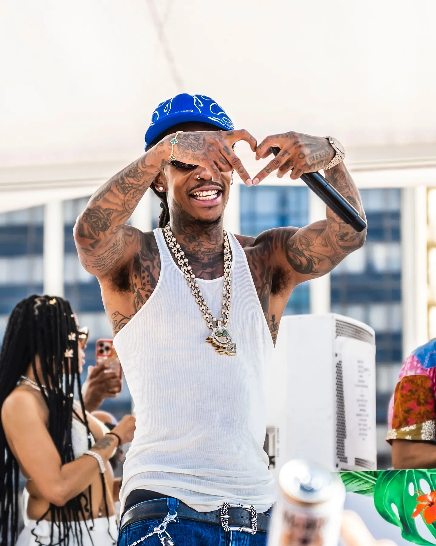 Up early in the studio, Wiz Khalifa crafts fresh verses to light up this summer season now