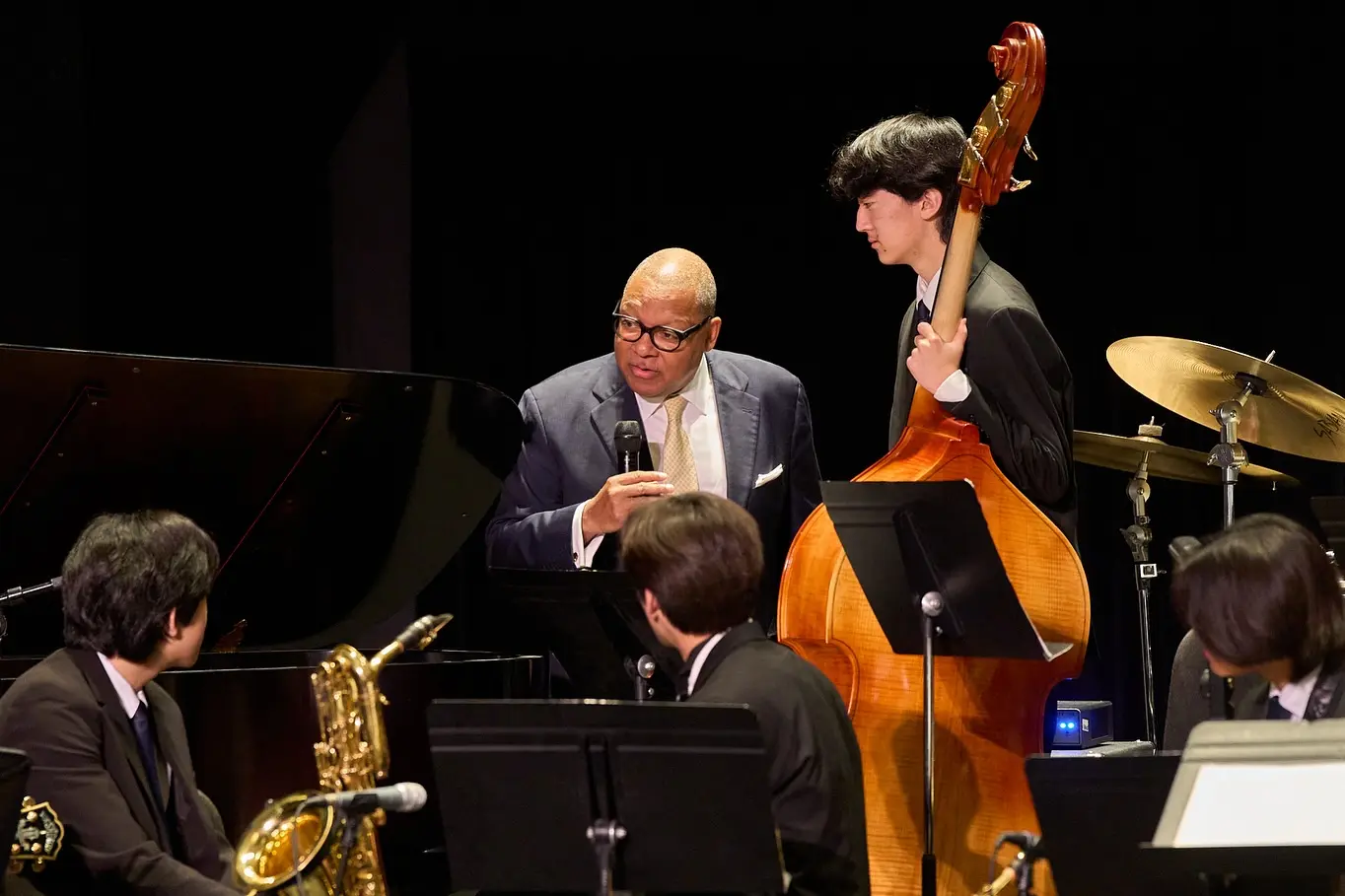 Wynton Marsalis Leads Jazz Workshop in Irvine