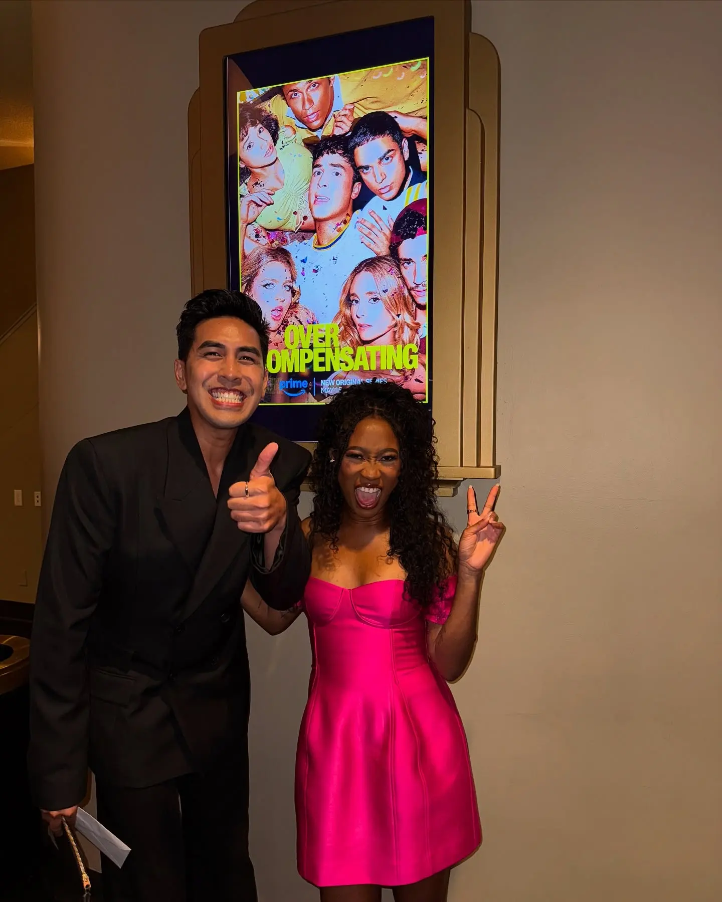 Yasmine Sahid Shines In Zac Efron Press Photos Yasmine Sahid thanks crowd with Zac Efron press photos, bursting with joy and style. Wow!!