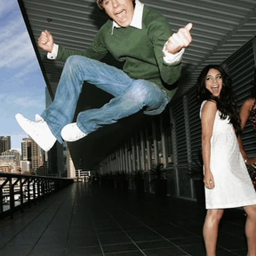 Yasmine Sahid Shines In Zac Efron Press Photos