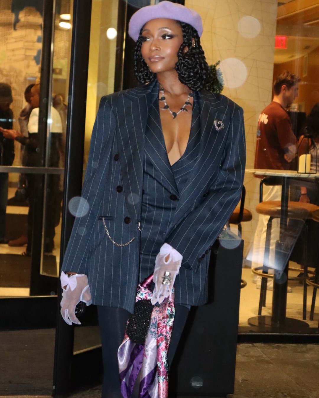 Yaya DaCosta Rocks Chic Fashion Ensemble
