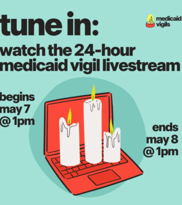 Yvette Nicole Brown Champions Medicaid Vigil