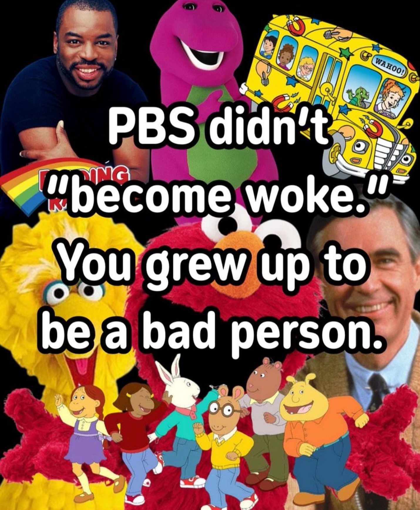 Celebrated actress urges community unity and action while calling to Save PBS Today! Now!!