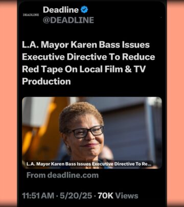 Actress applauds leader’s plan to boost entertainment restore on-set jobs in Hollywood now