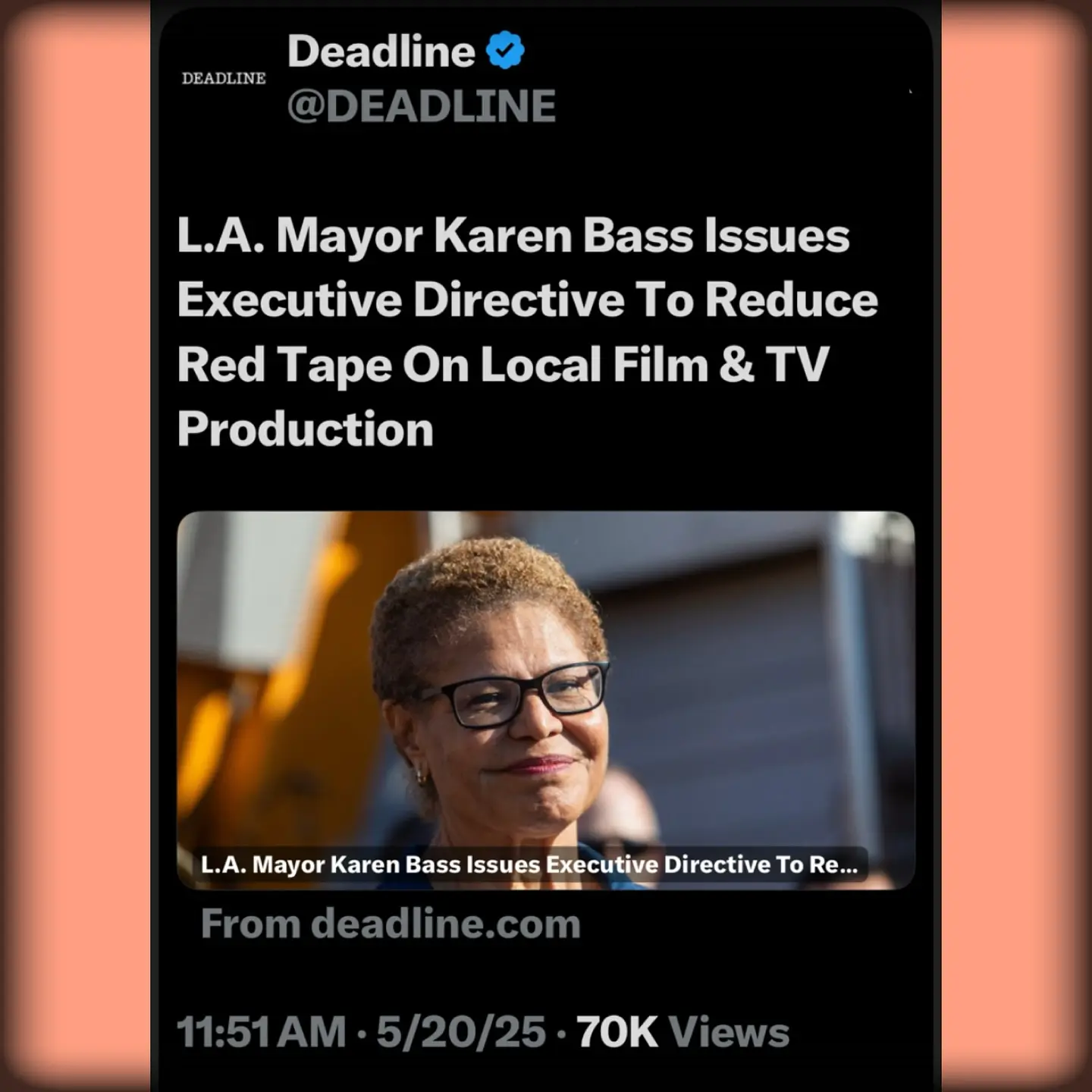 Yvette Nicole Brown Praises Mayor Bass to Revive LA Production Actress applauds leader’s plan to boost entertainment restore on-set jobs in Hollywood now