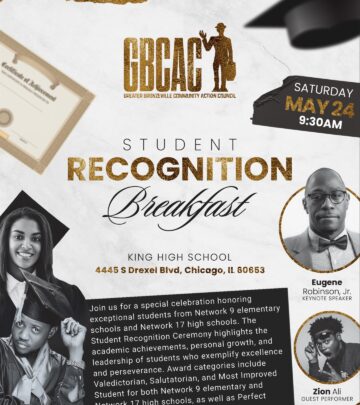 Chicago singer delivers empowering set for Network 9, 17 youth at May 24 awards ceremony.