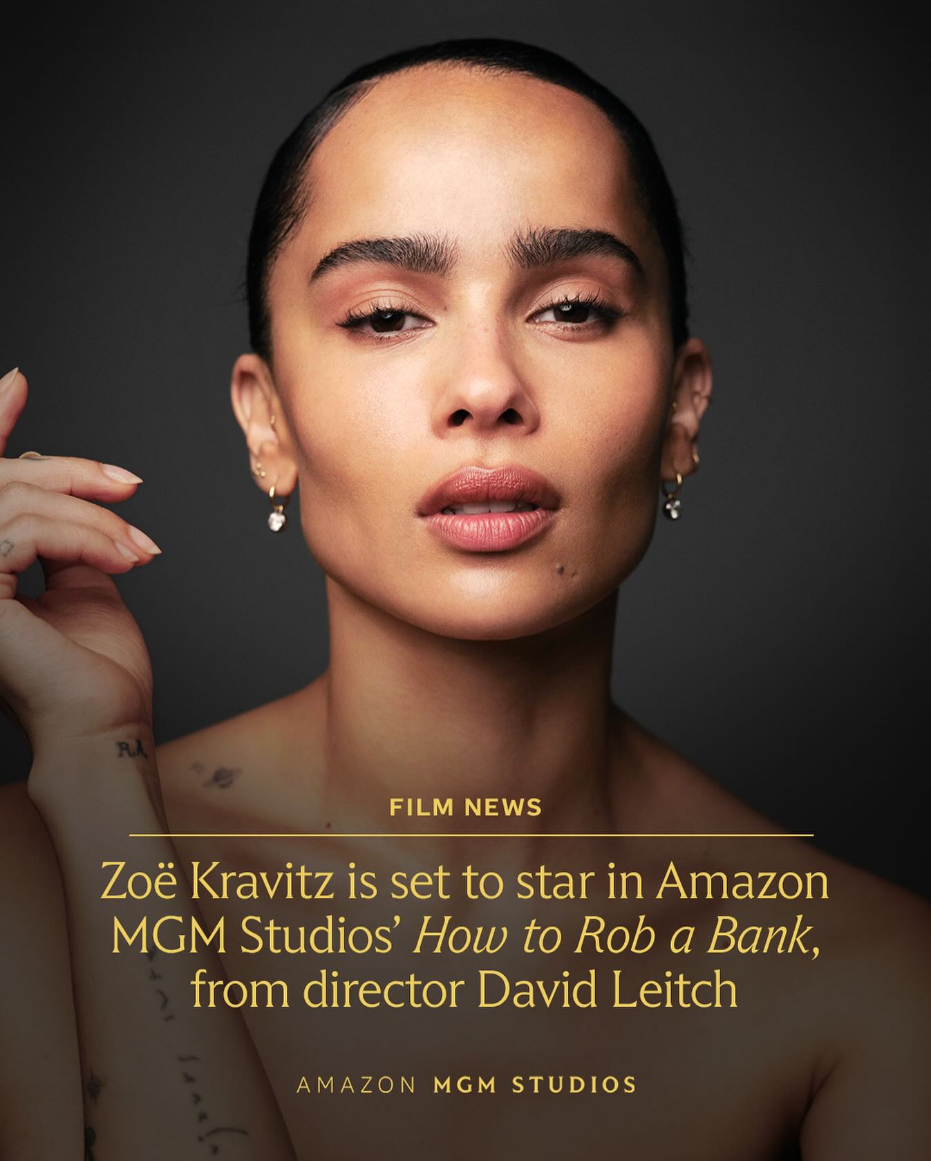 Zoë Kravitz ignites action in David Leitch’s bold new bank heist film – a must-see event!!