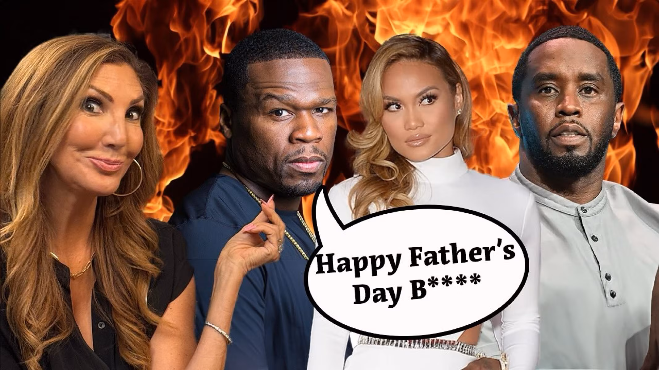 50 Cent Baby Mama Drama Sparks Juicy Scoop React Heather McDonald unpacks the Father’s Day diss and Diddy trial fallout with sharp insight!