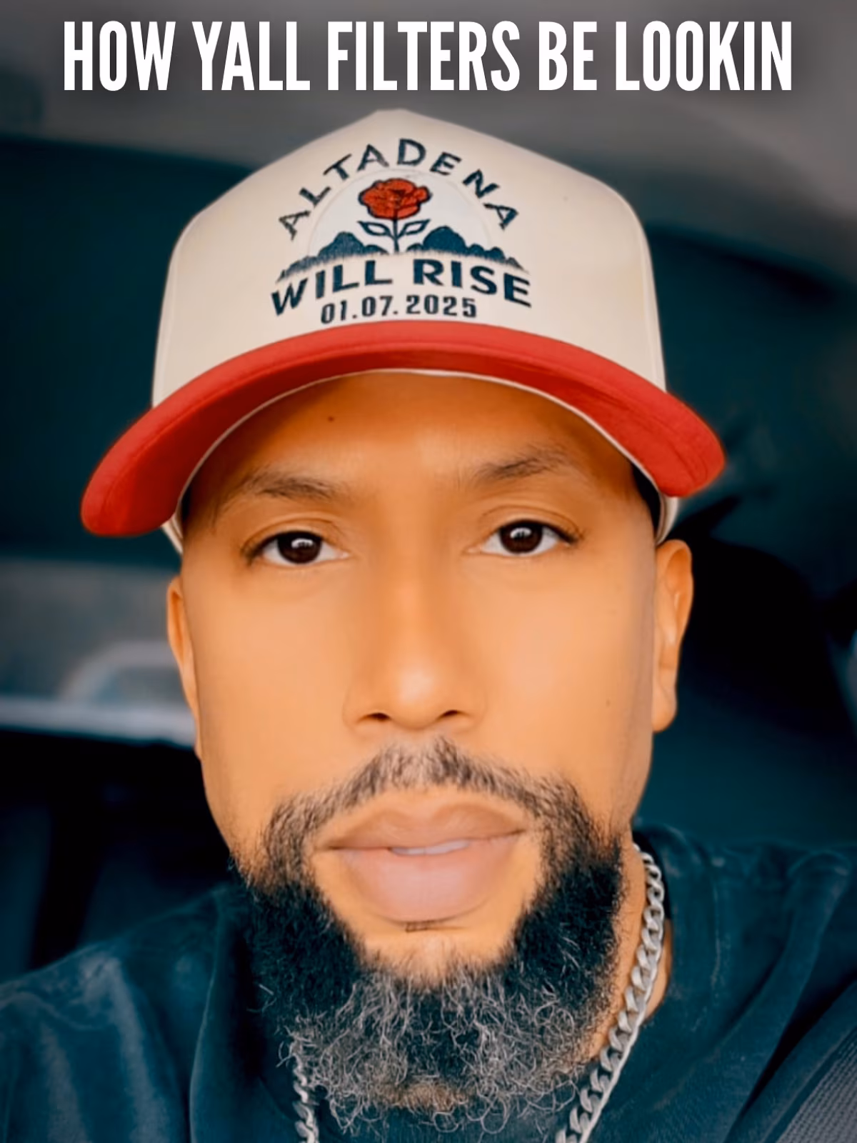 Affion Crockett Goes Wild With Instagram Filters Comedian shares playful selfies with crazy face effects while rocking a stylish cap boldly