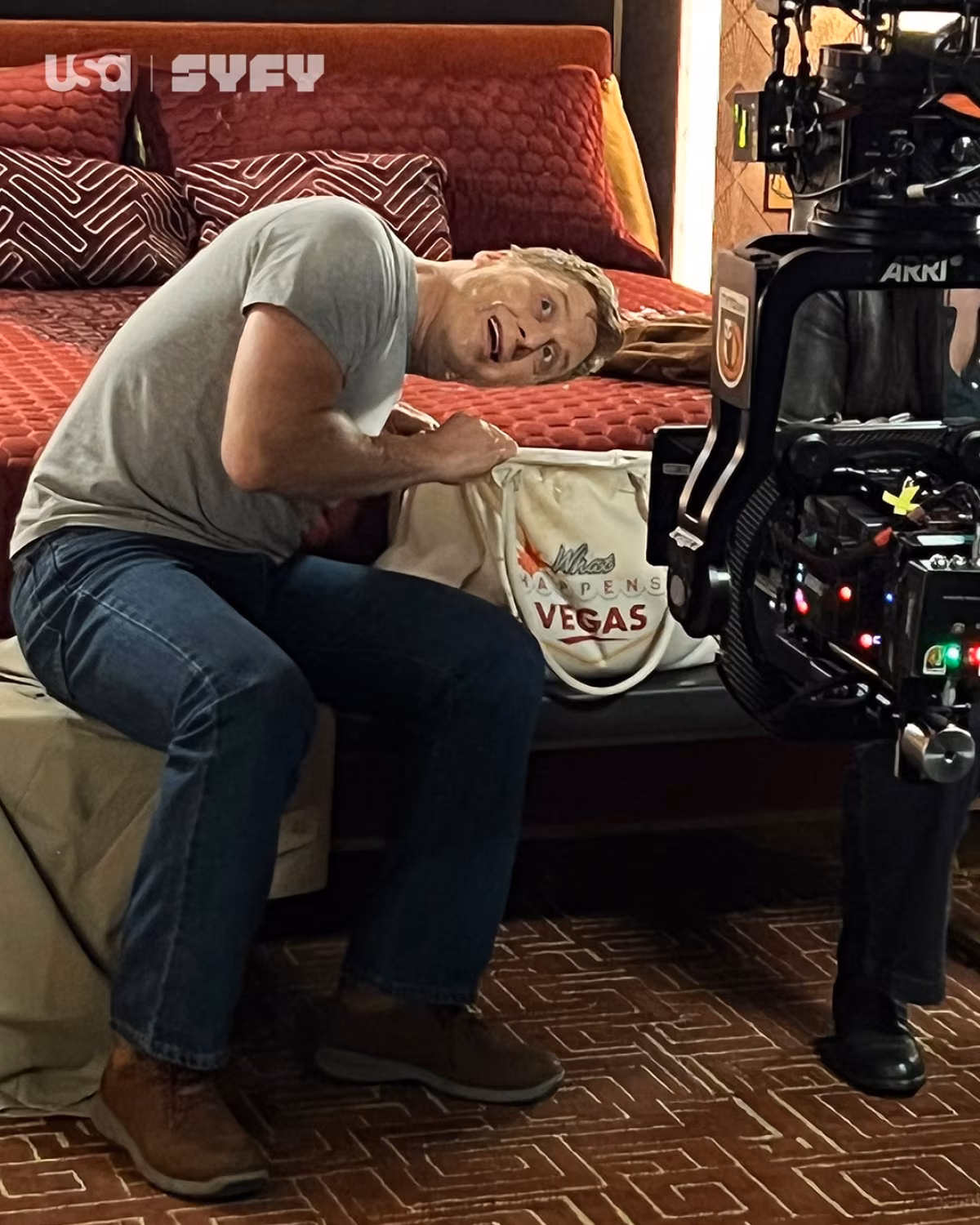 Sci-fi star steps behind the lens to make his directing debut in USA Network drama series.