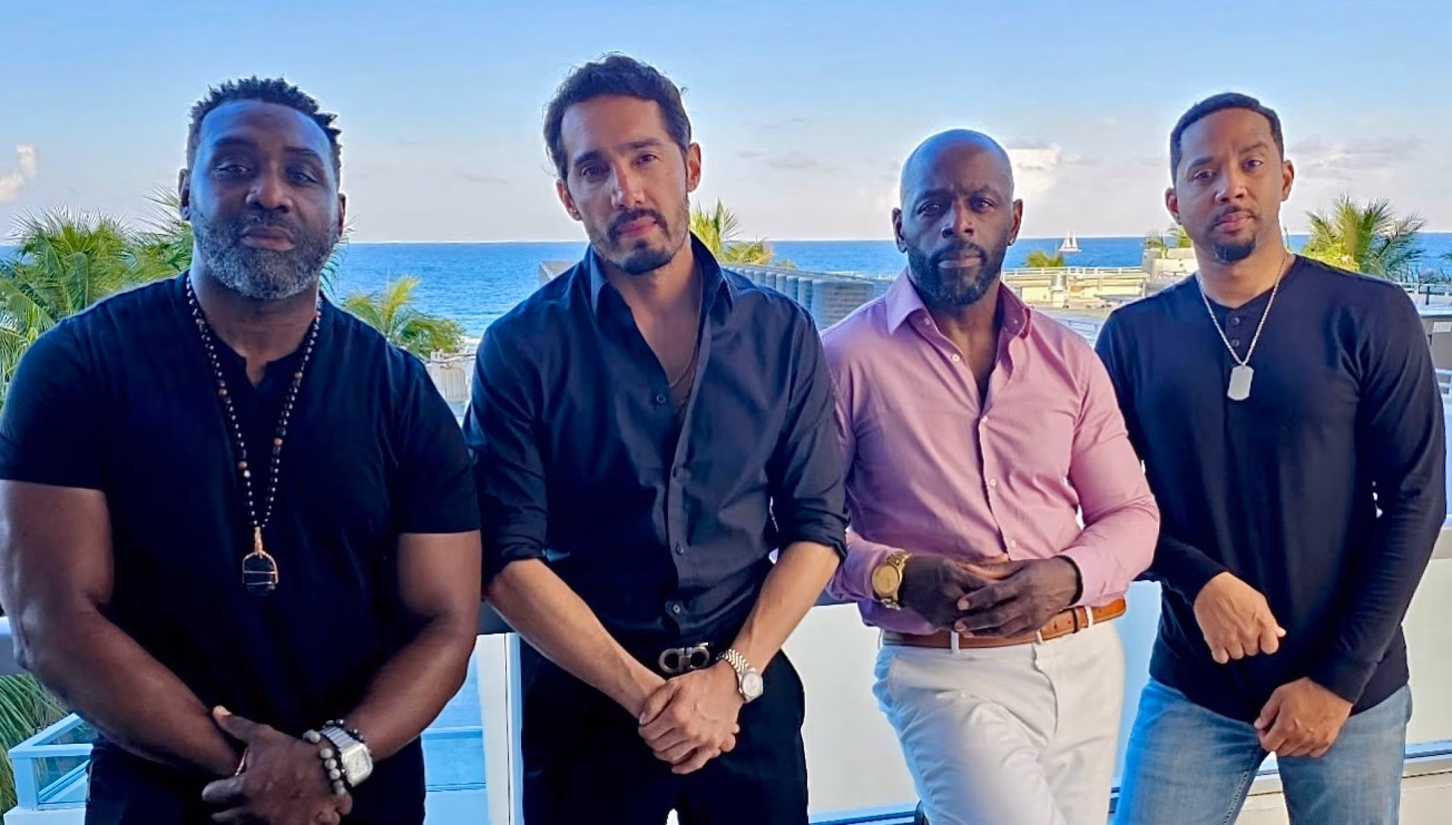 Alimi Ballard Crew Spotted Filming in Miami South Beach cracks up as a familiar TV star and team gear up for a hush-hush set shoot!!!!