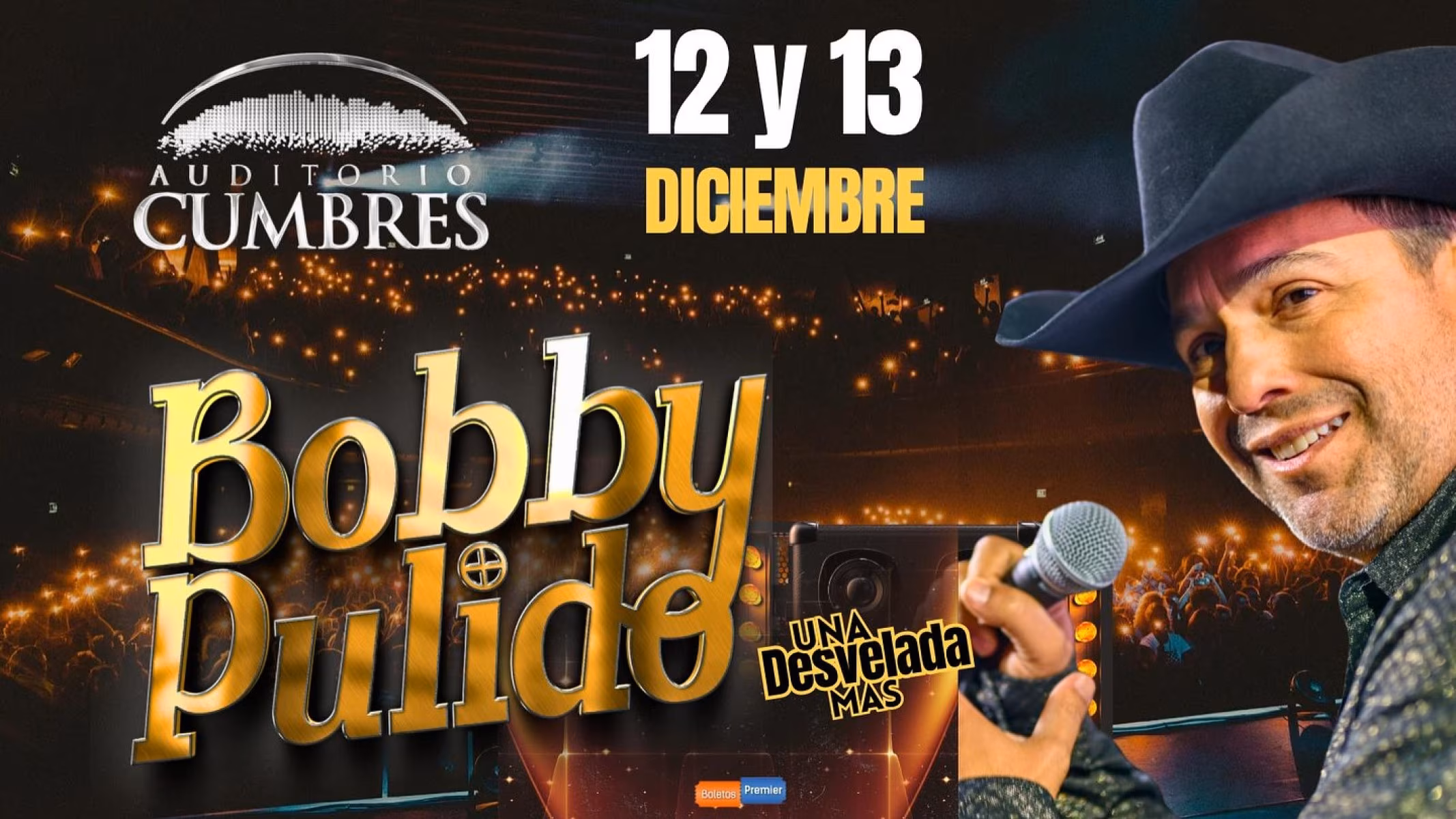 Bobby Pulido Closes 2025 With Two Nights in Monterrey Experience Tejano magic at Auditorio Cumbres this December for unforgettable festivities!!