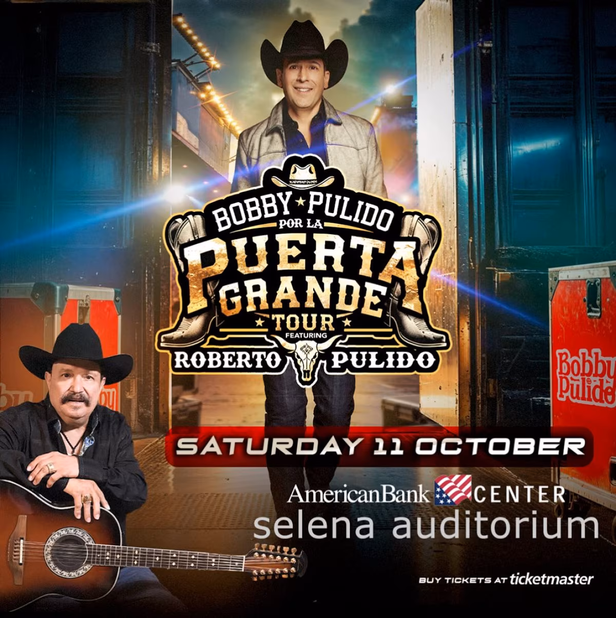 Bobby Pulido’s Father-Son Farewell Tour Hits Corpus Christi Tejano star and dad bring Por La Puerta Grande to October's Selena Auditorium main stage!