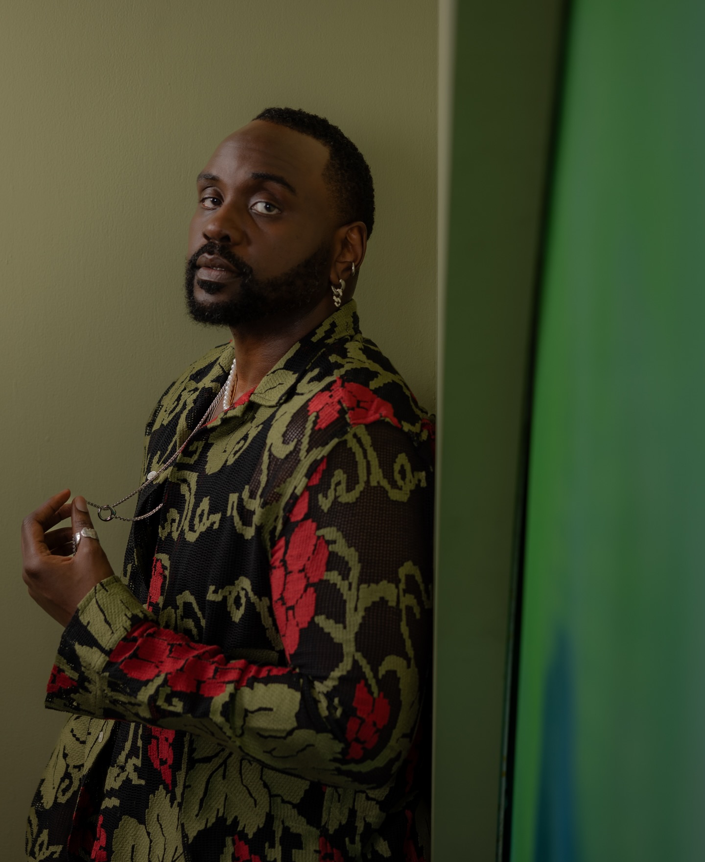 Brian Tyree Henry Celebrates at LA Times Table During Emmys