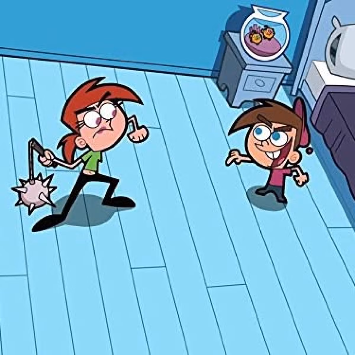 Fairly OddParents titan teases fans with “You and who?” art piece, sparking crossover buzz.