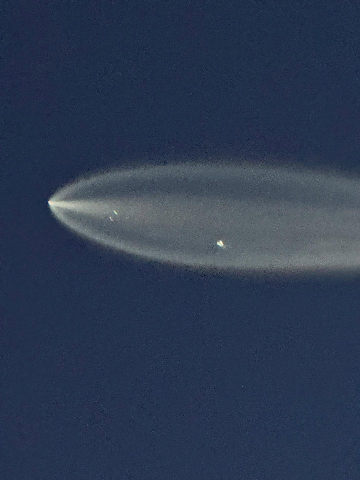 Camille Meyer Captures SpaceX Starlink Launch From Home