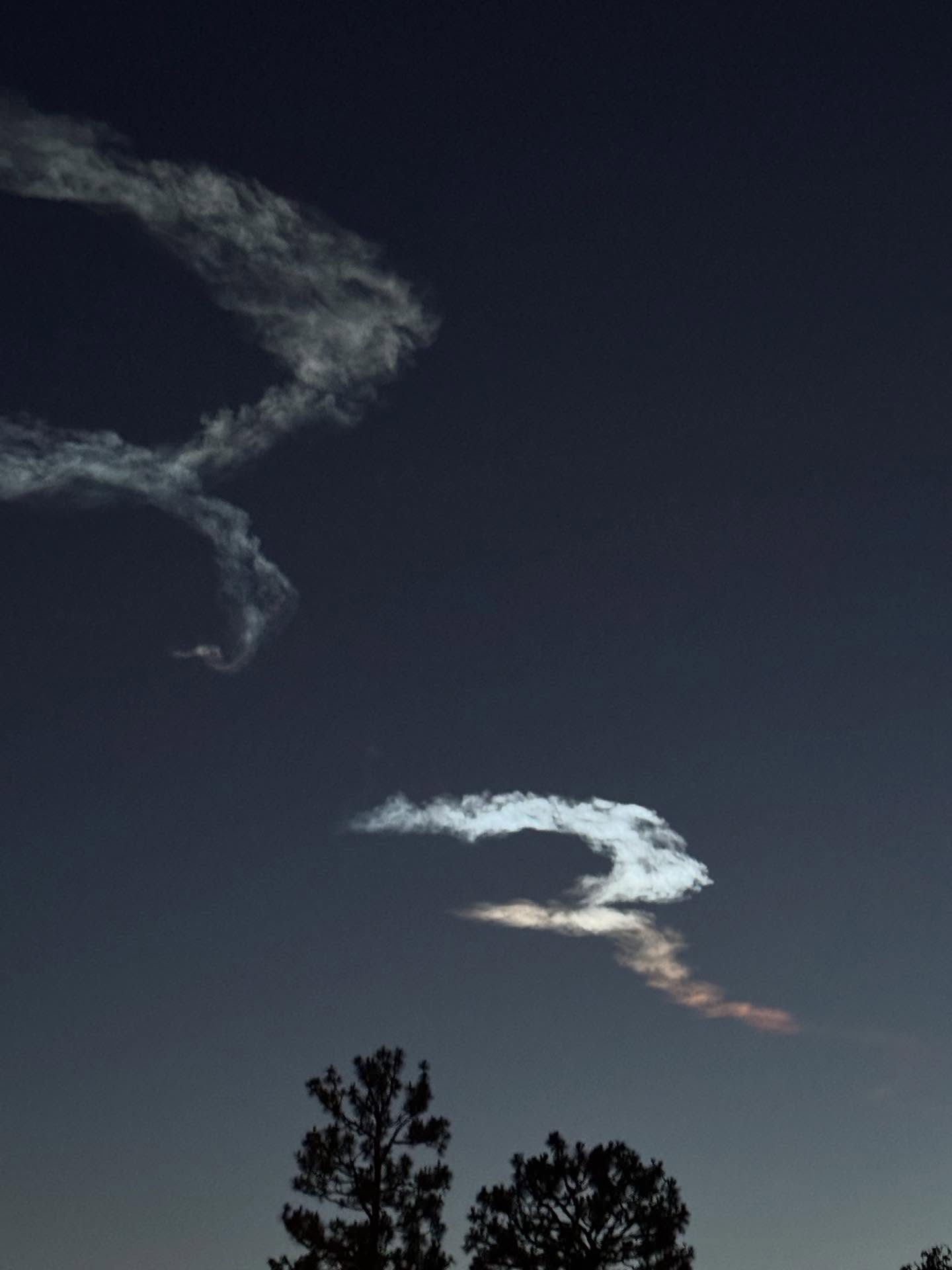 Camille Meyer Captures SpaceX Starlink Launch From Home