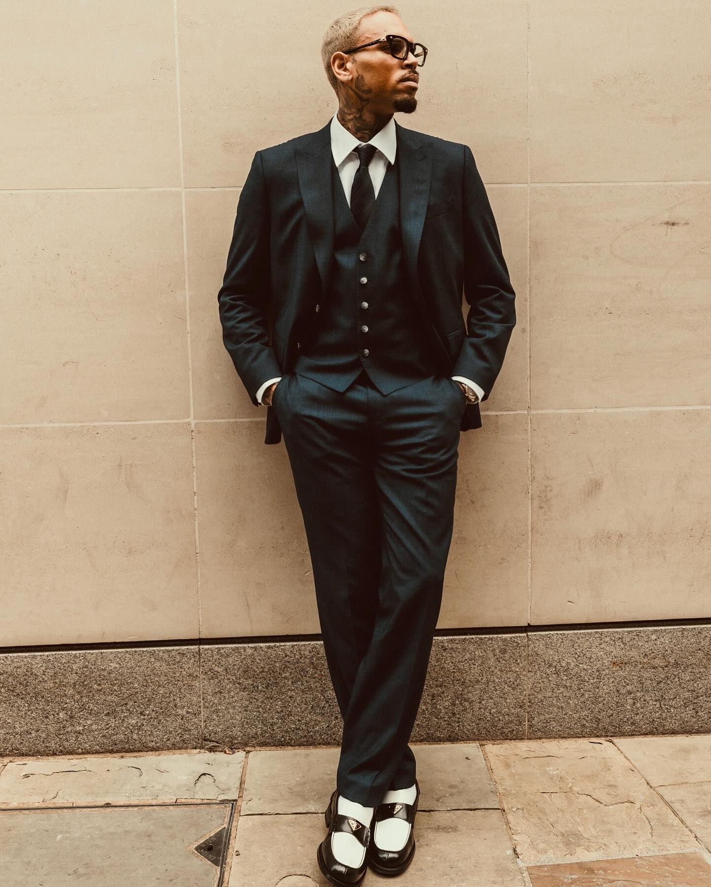 Chris Brown’s 'Holy Blindfold' Instagram Reveal Sparks Style Talk