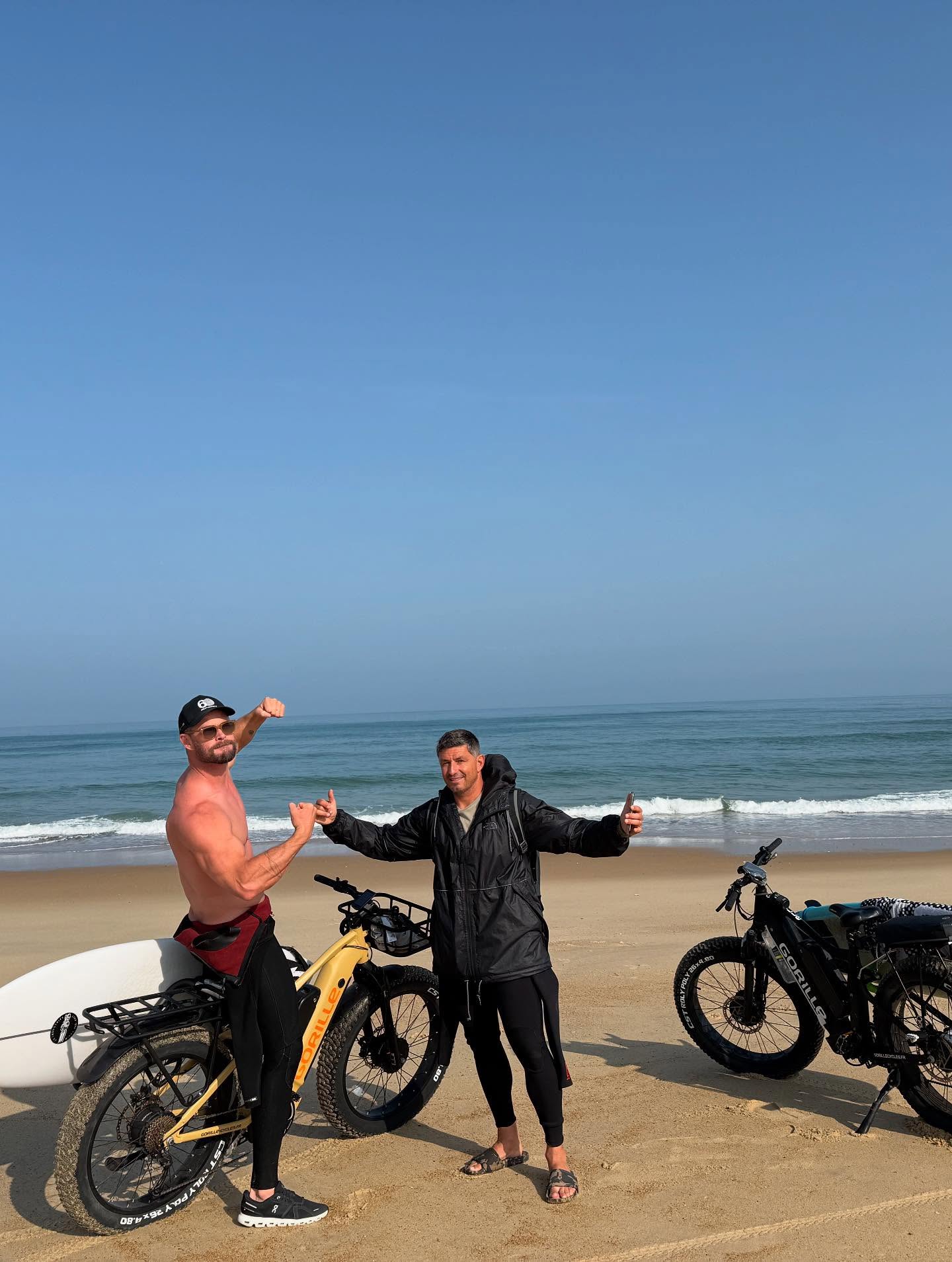 Chris Hemsworth’s Surf Getaway in Hossegor