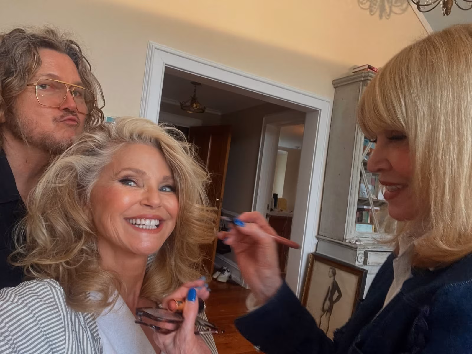 Christie Brinkley Shines in BTS Shoot for Social Life Magazine Iconic model shares charming behind-the-scenes moments with glam squad and her darling pup