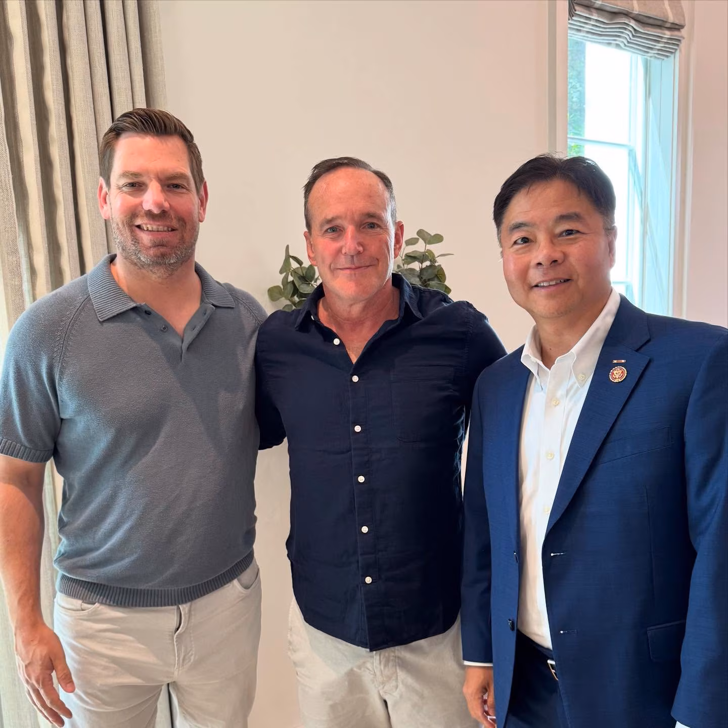 Clark Gregg Praises Reps. Swalwell and Lieu’s Vision Marvel alum applauds lawmakers’ sanity and compassion, urging priorities for 2026 ballots