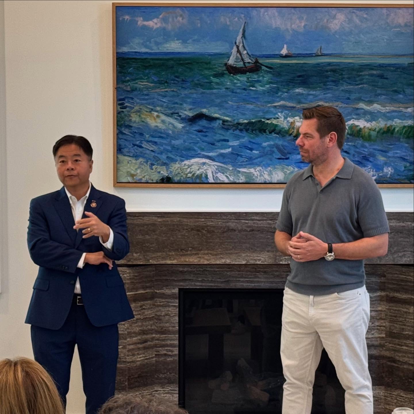 Clark Gregg Praises Reps. Swalwell and Lieu’s Vision