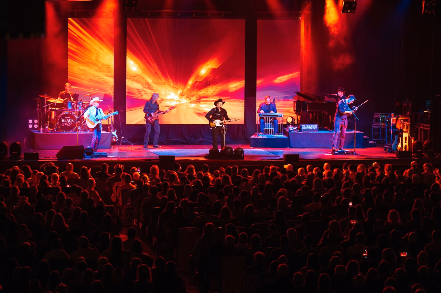 Clint Black Rocks Battle Creek on Back on the Blacktop Tour Clint Black thanks Battle Creek for a lively stop on his Back on the Blacktop country tour