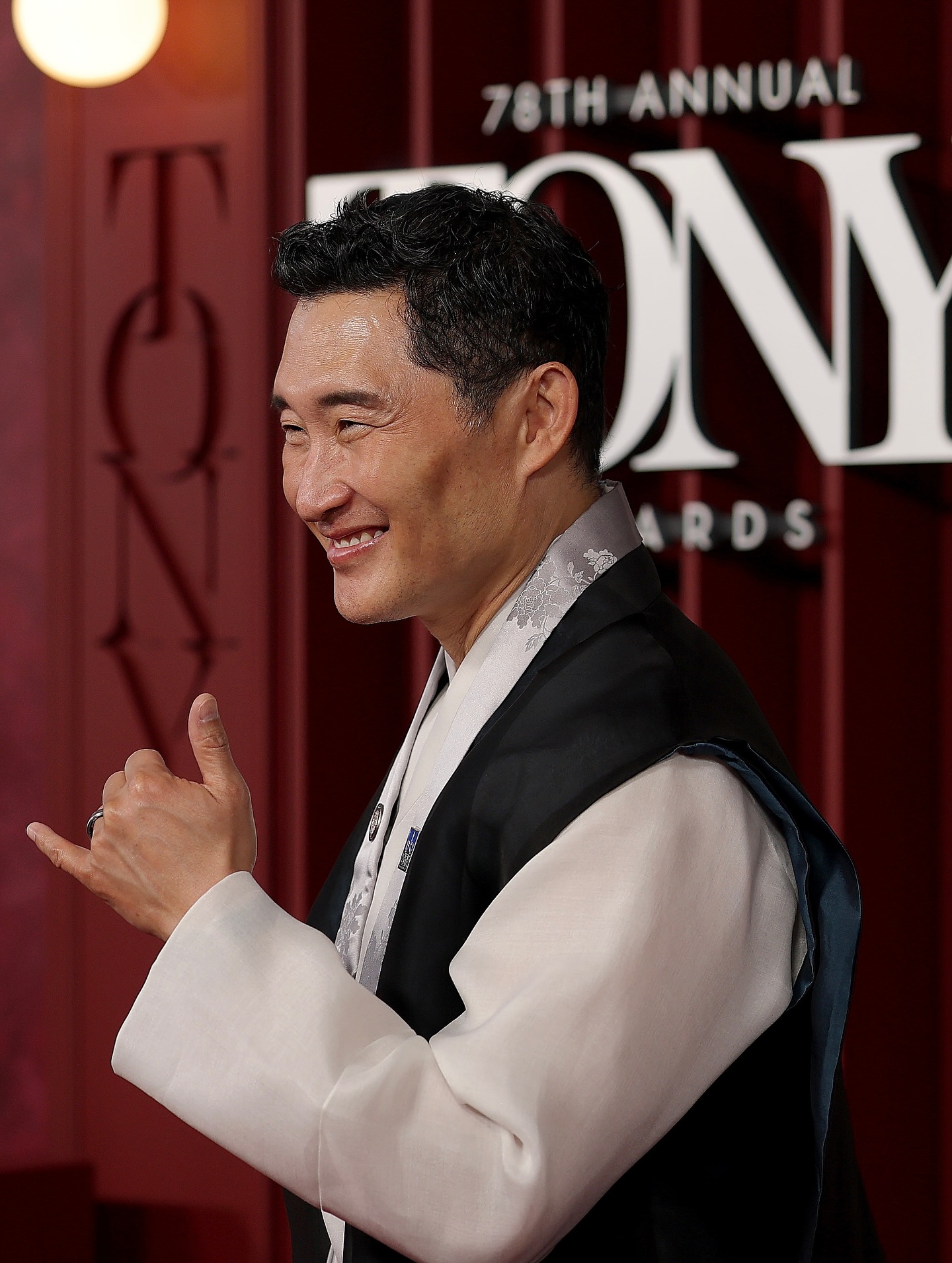 Daniel Dae Kim Wears Modern Hanbok at Tonys