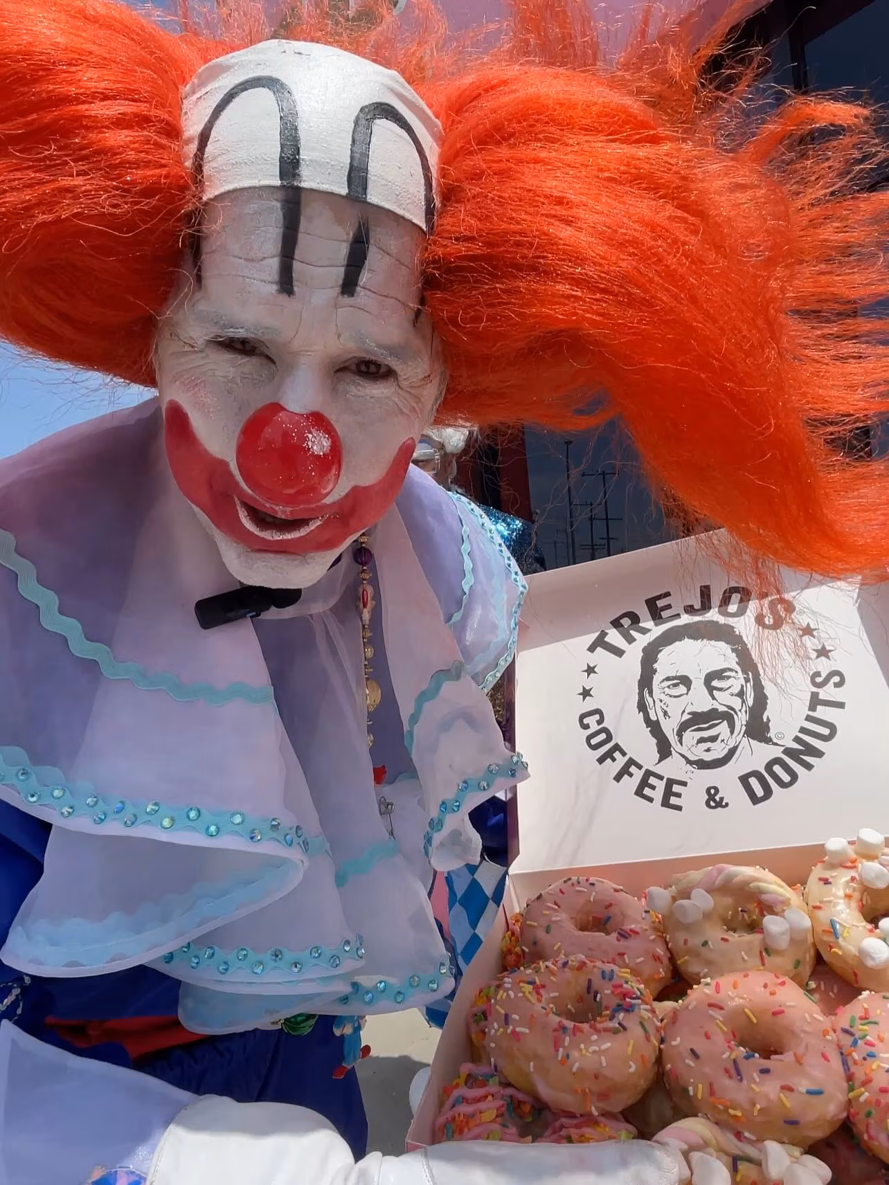 David Arquette’s Bozo Spreads Love at Hollywood Pride